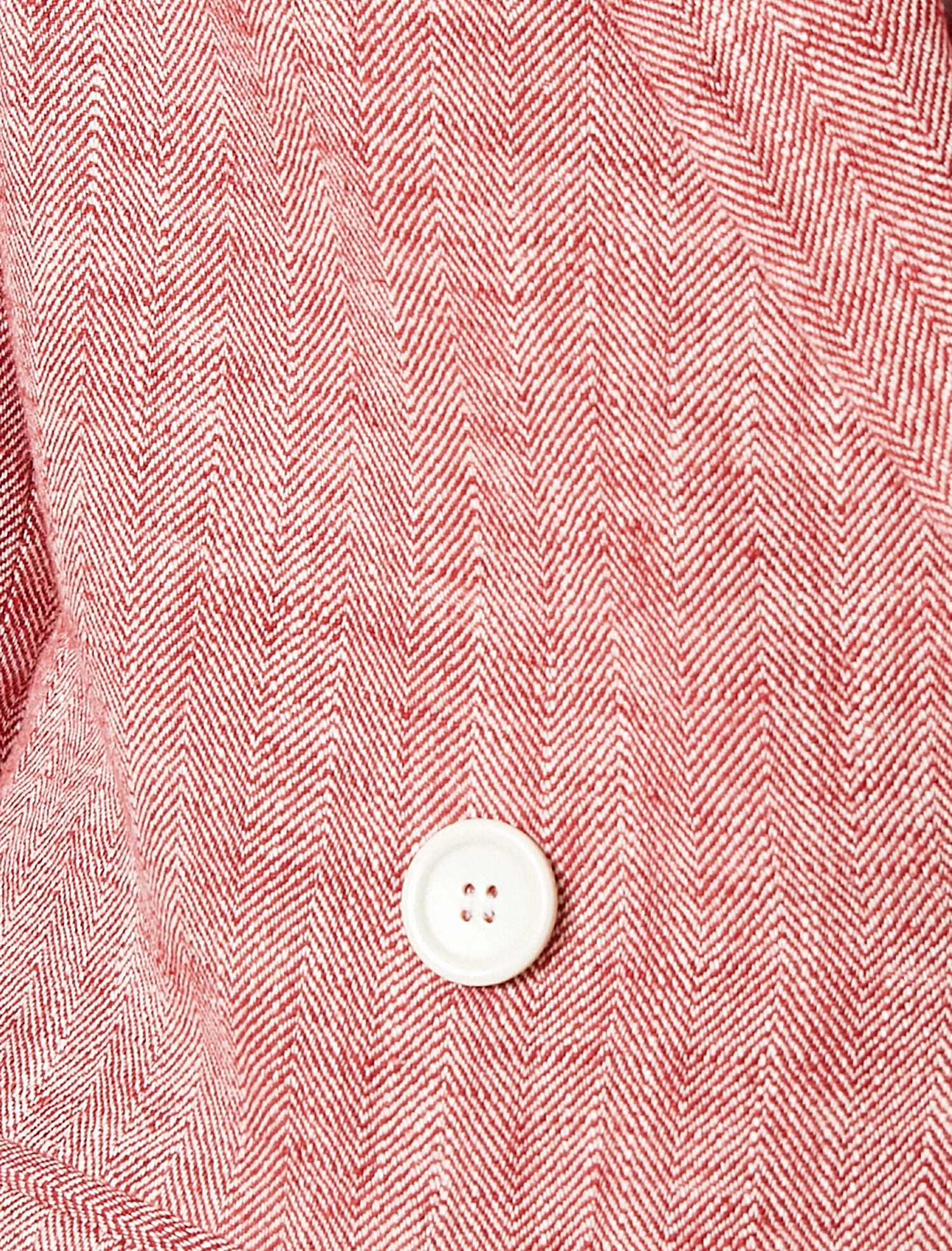   Keten Ceket Düğmeli Cep Detaylı