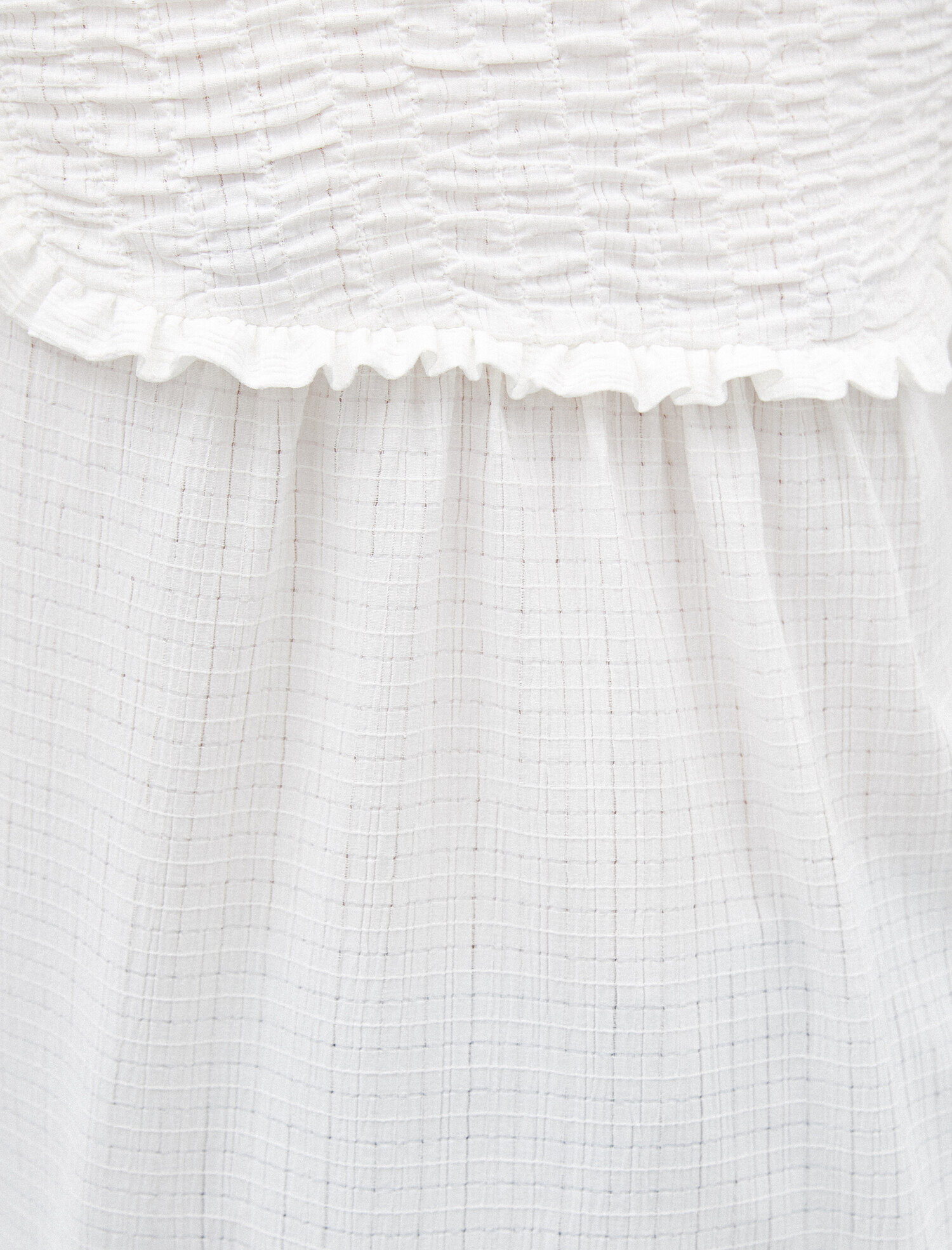   Fırfırlı Tunik Yaka Detaylı