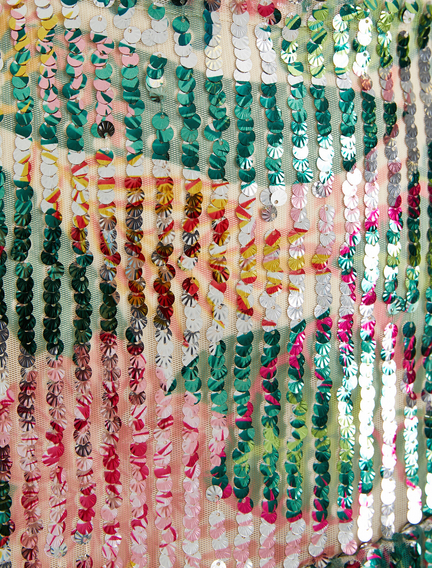   Çiçekli Etek Pullu