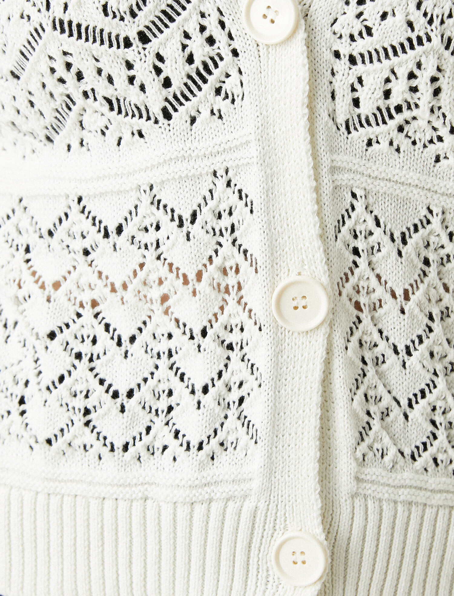 Düğmeli Hırka Pamuklu