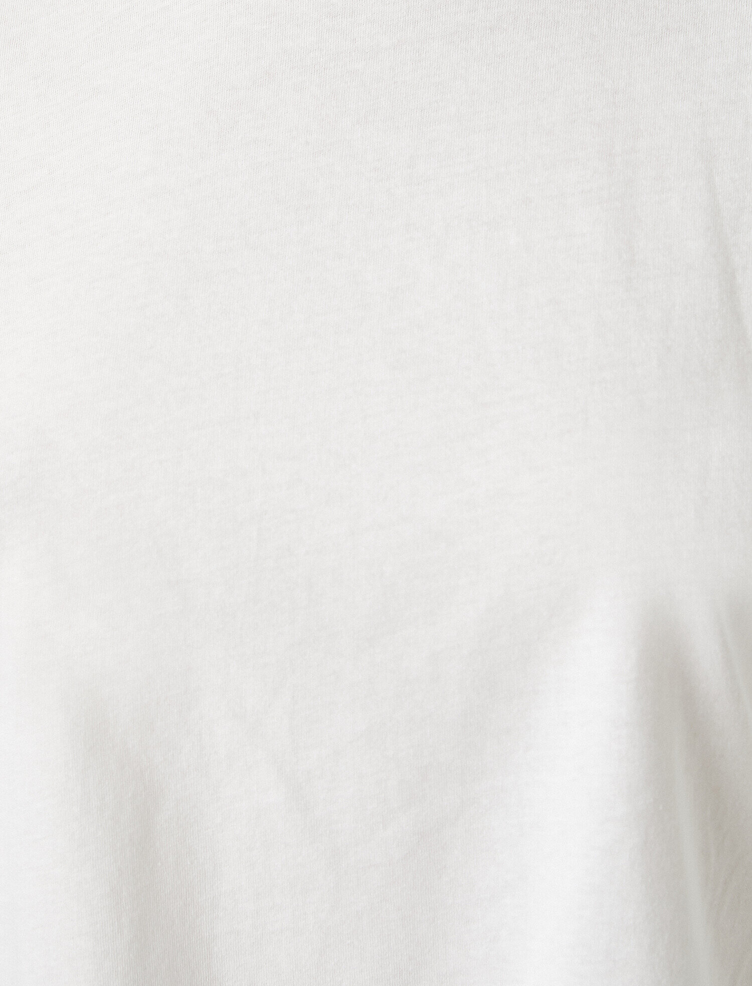   Fırfır Detaylı Kısa Kollu Tişört Pamuklu