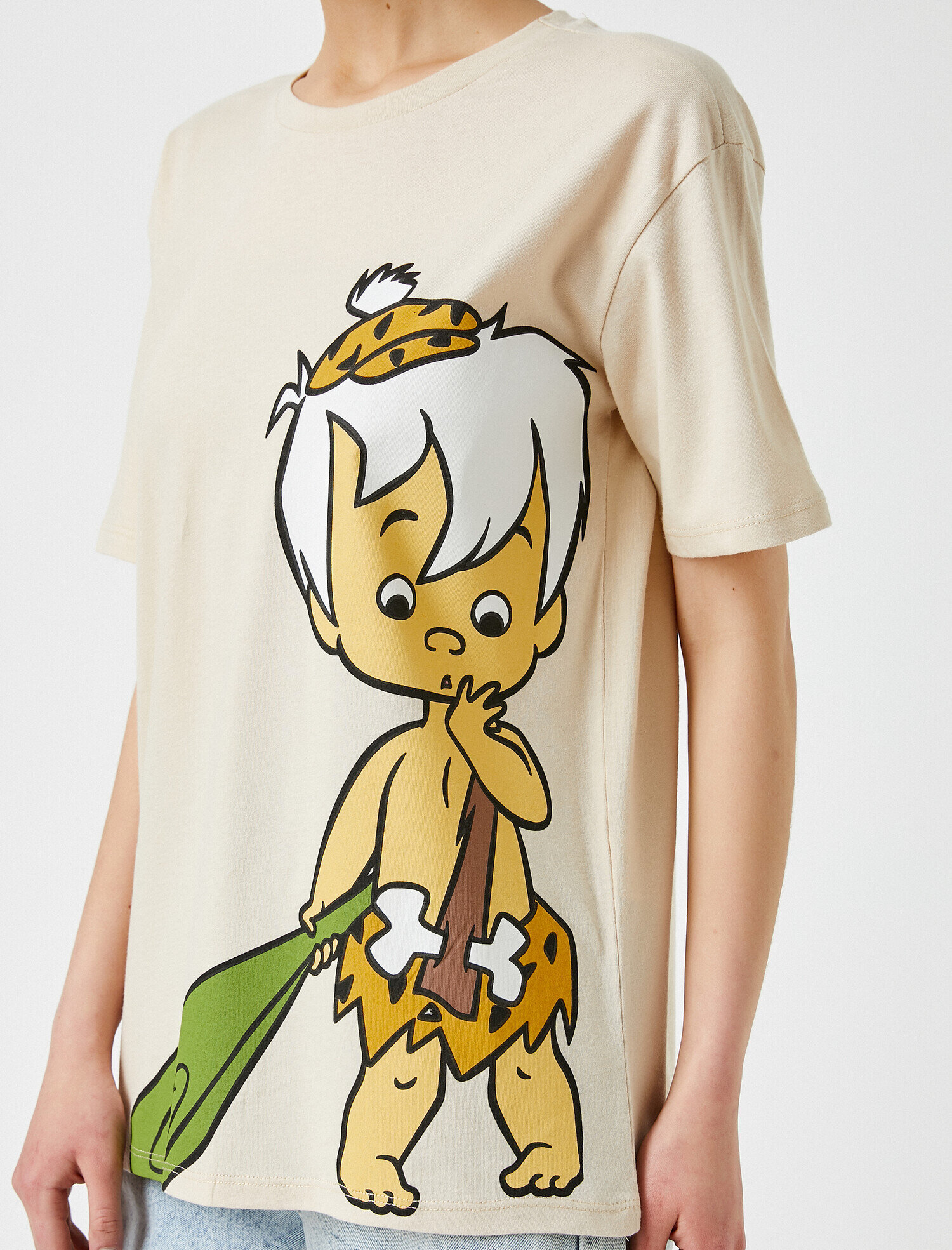   Çakmaktaşlar Tişört Lisanslı Pamuklu