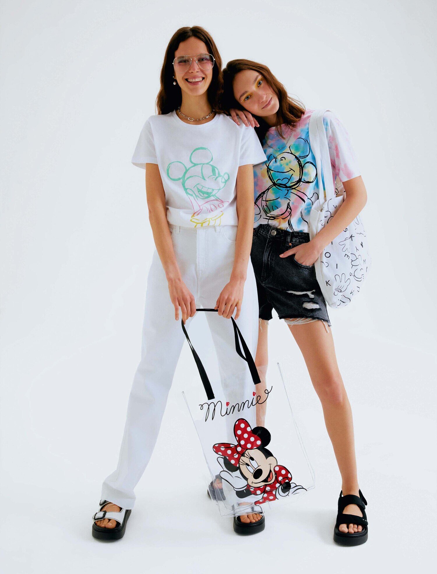   Mickey Mouse Tişört Kısa Kollu Bisiklet Yaka Pamuklu Lisanslı