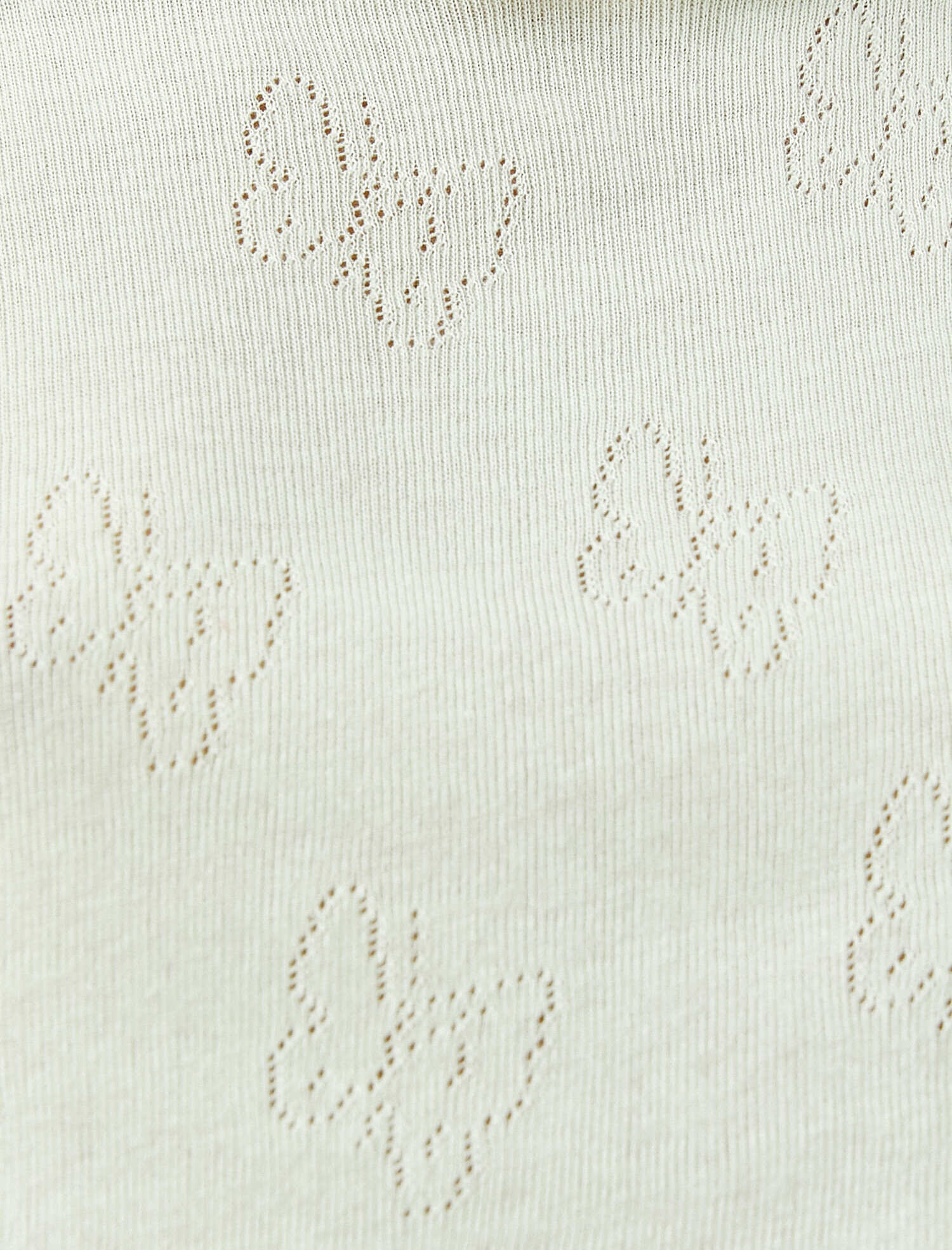   Kelebek Detaylı Tişört Crop Kısa Kollu Pamuklu