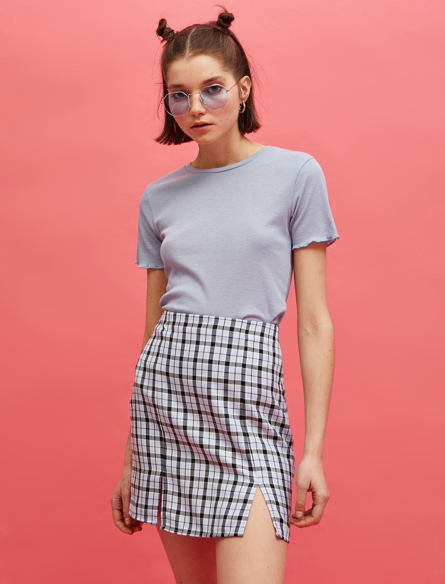   Bisiklet Yaka Kısa Kollu Tişört