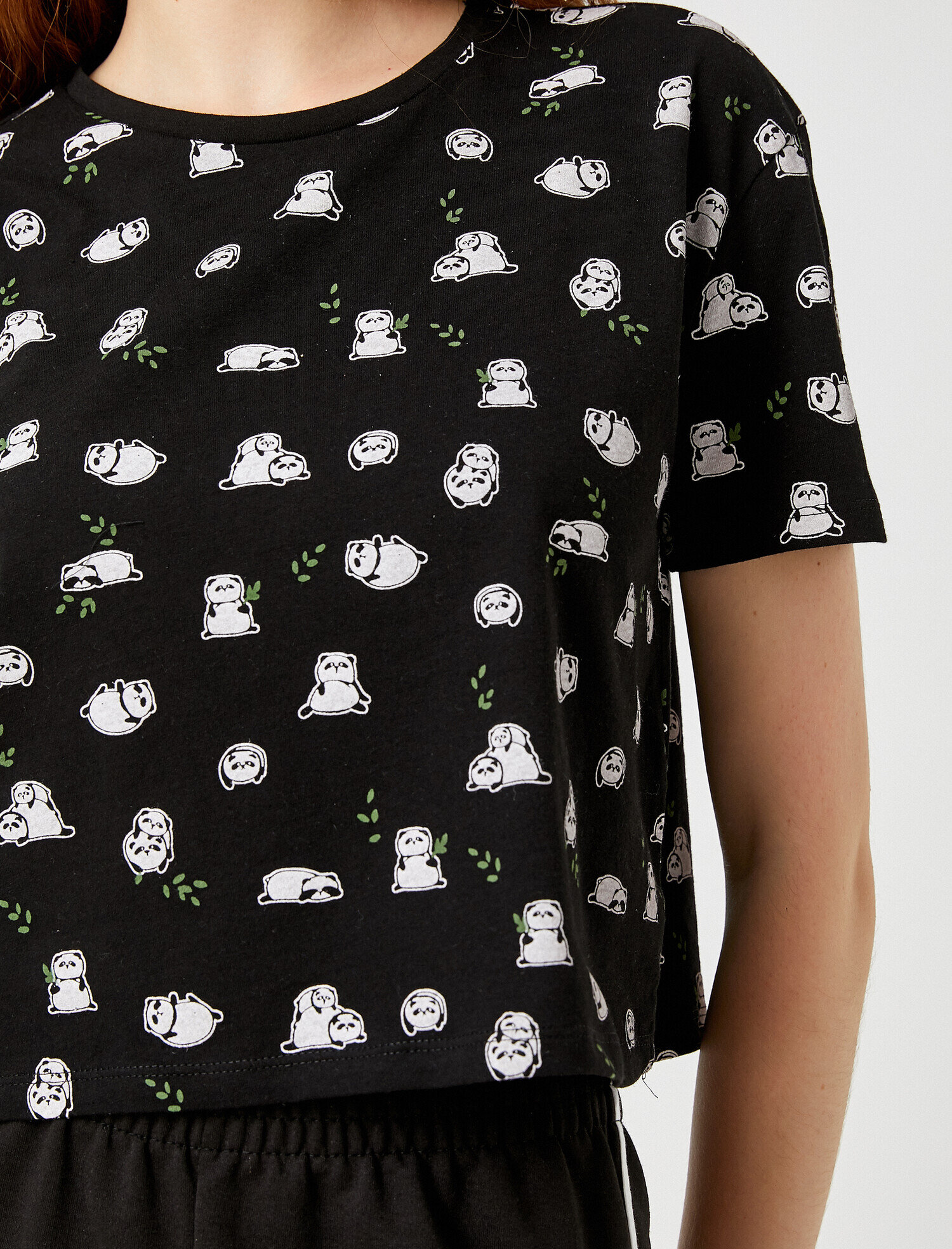   Desenli Tişört Pamuklu