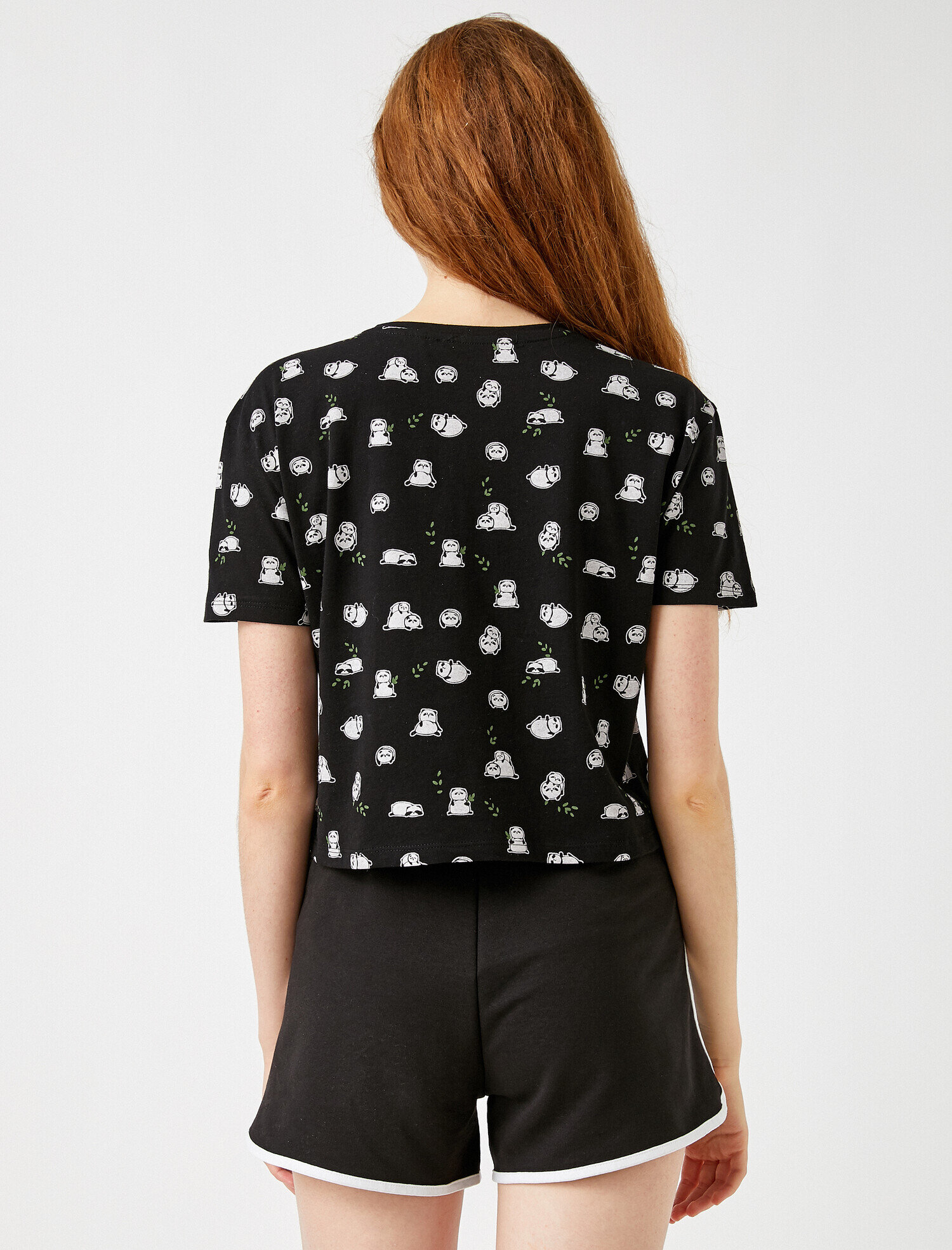   Desenli Tişört Pamuklu