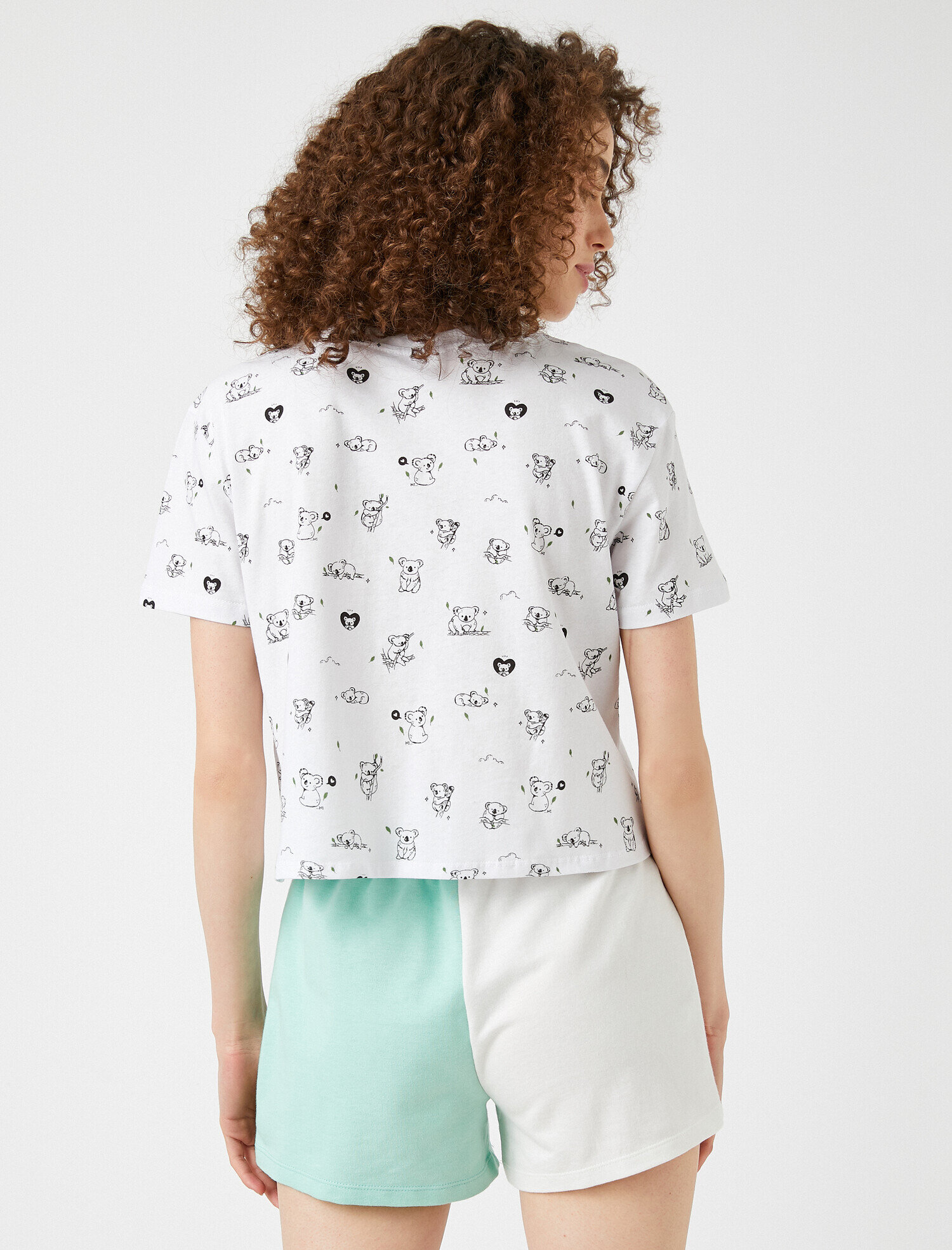   Desenli Tişört Pamuklu