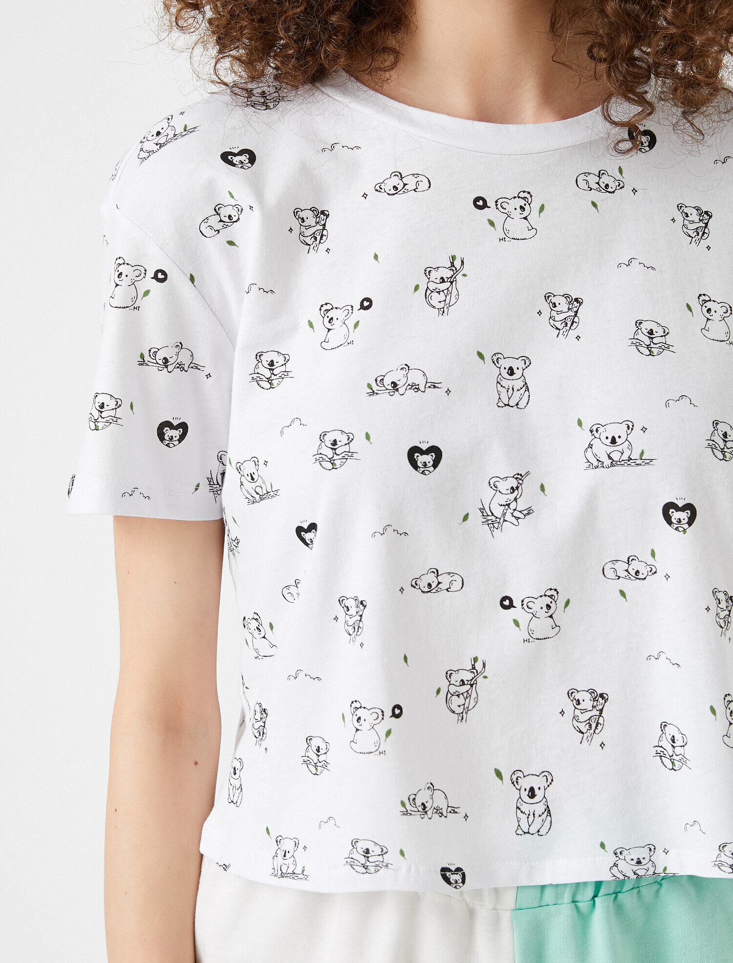   Desenli Tişört Pamuklu