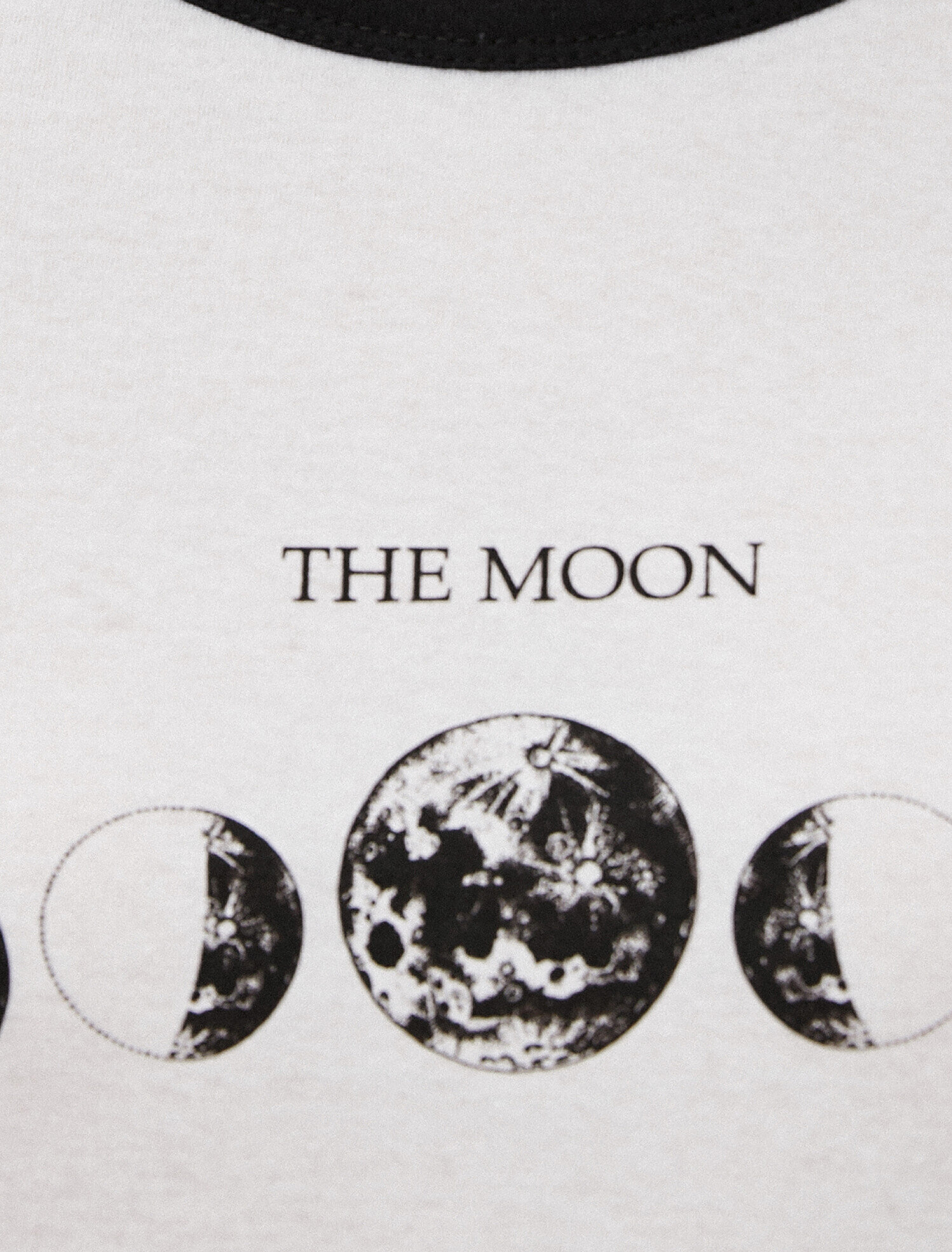   Kısa Kollu Tişört Bisiklet Yaka Baskılı Pamuklu Şerit Detaylı