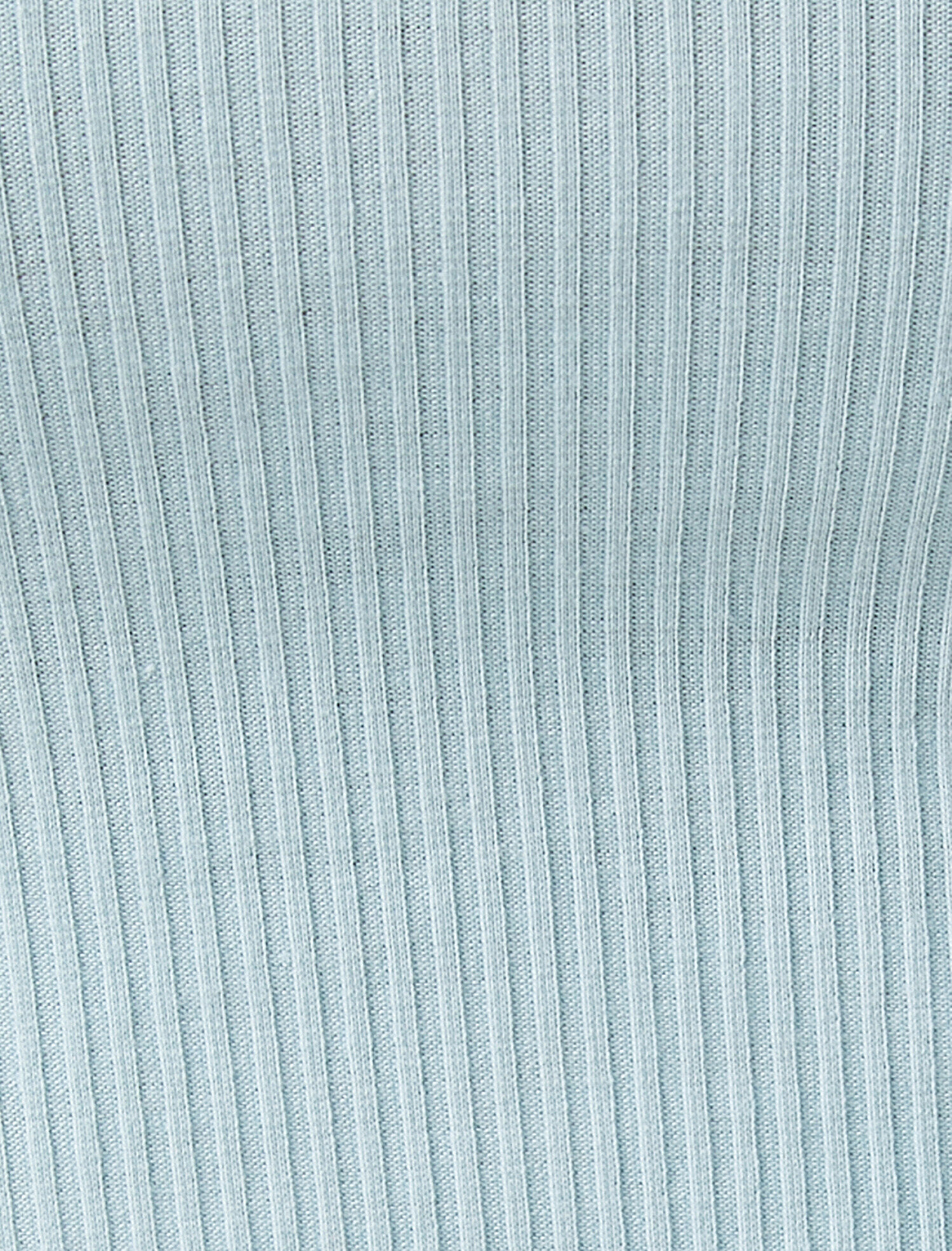 Bisiklet Yaka Tişört Fırfır Detaylı Fitilli