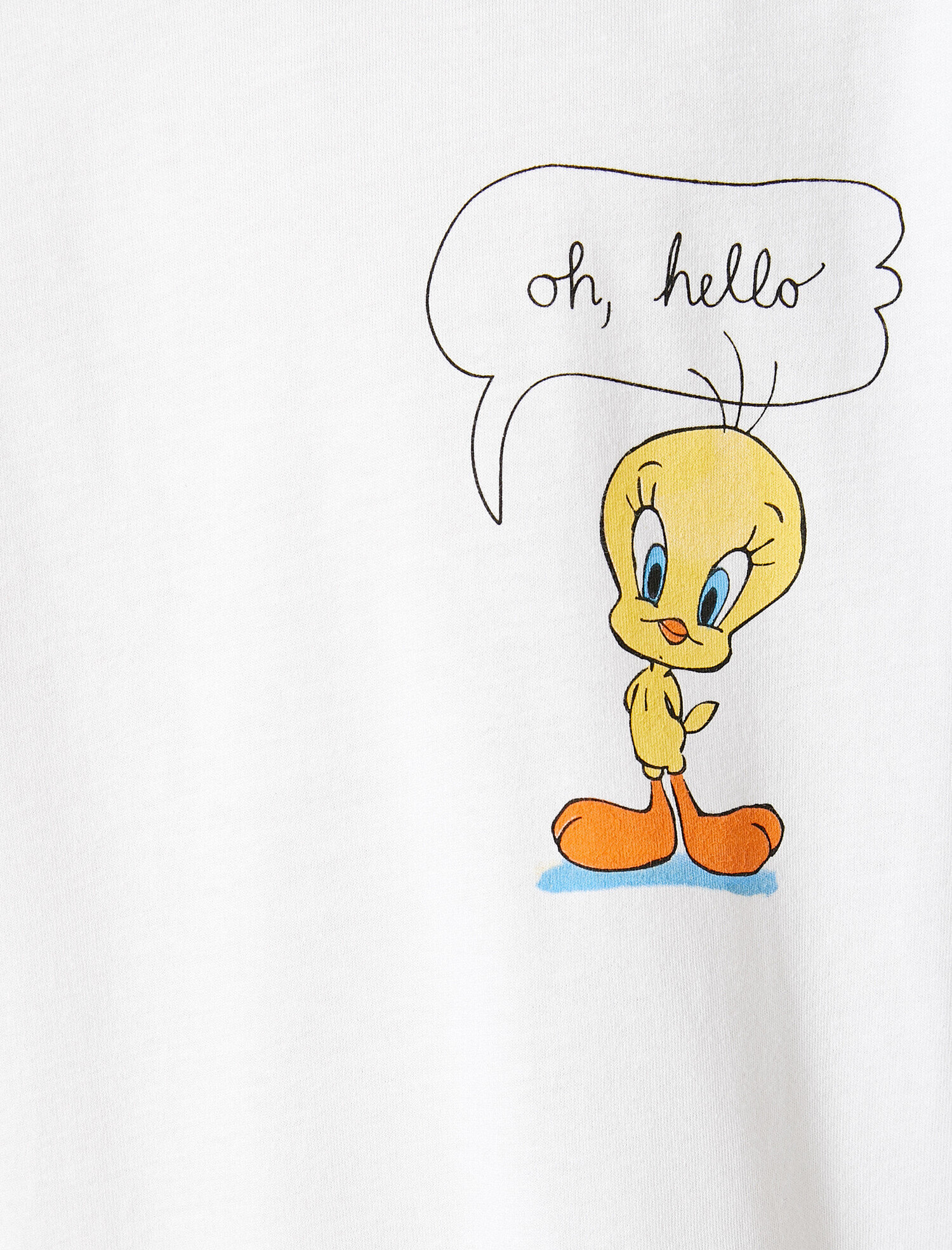   Tweety Tişört Lisanslı Pamuklu Oversize