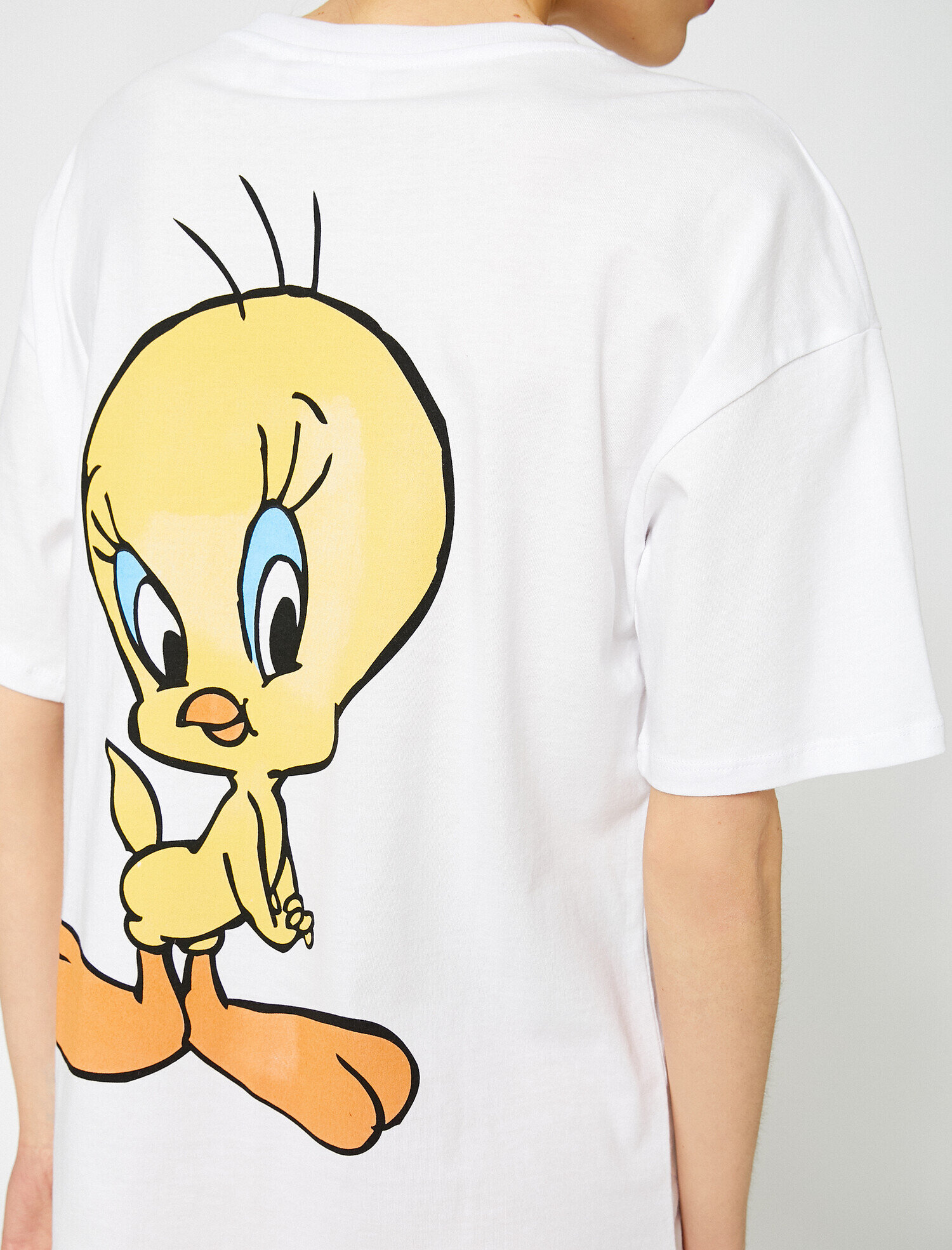   Tweety Tişört Lisanslı Pamuklu Oversize