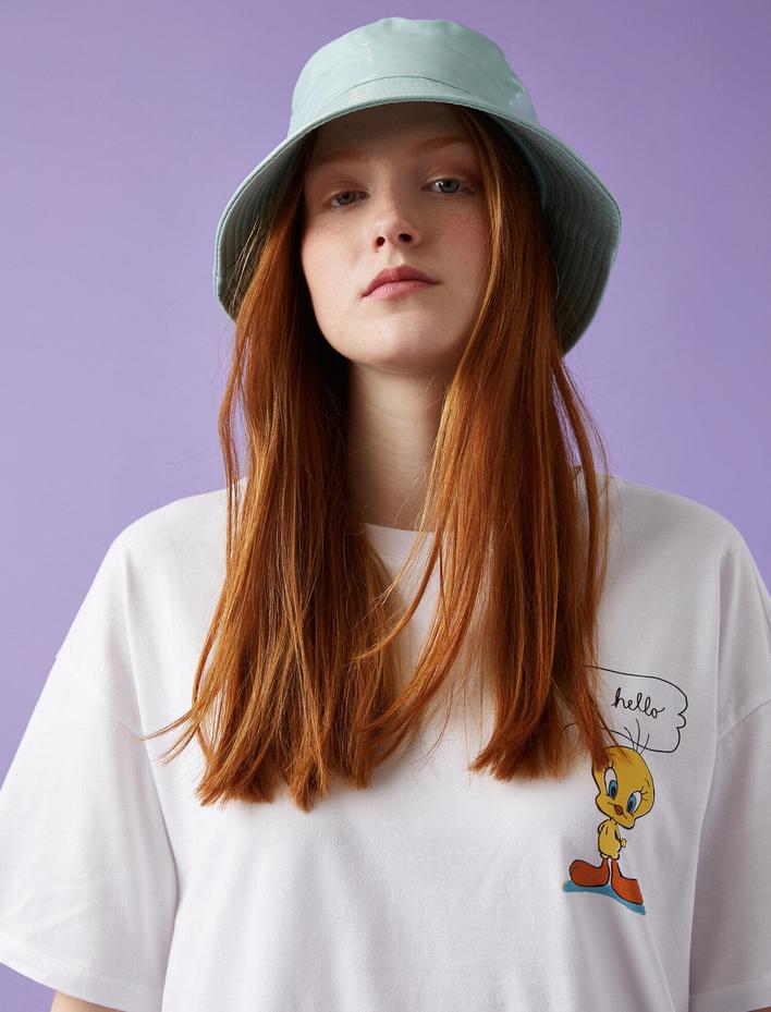  Tweety Tişört Lisanslı Pamuklu Oversize