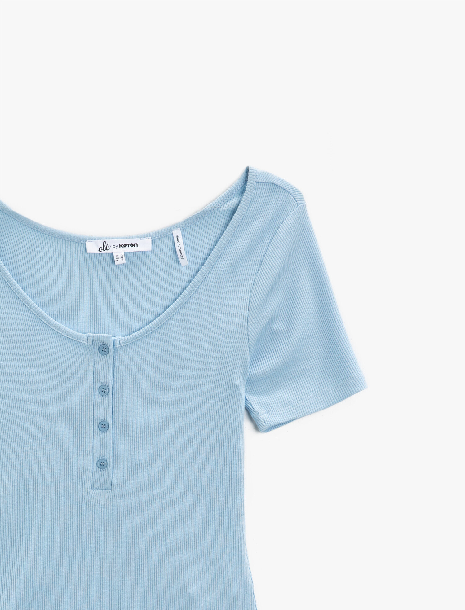   Kısa Kollu Body Ribanalı