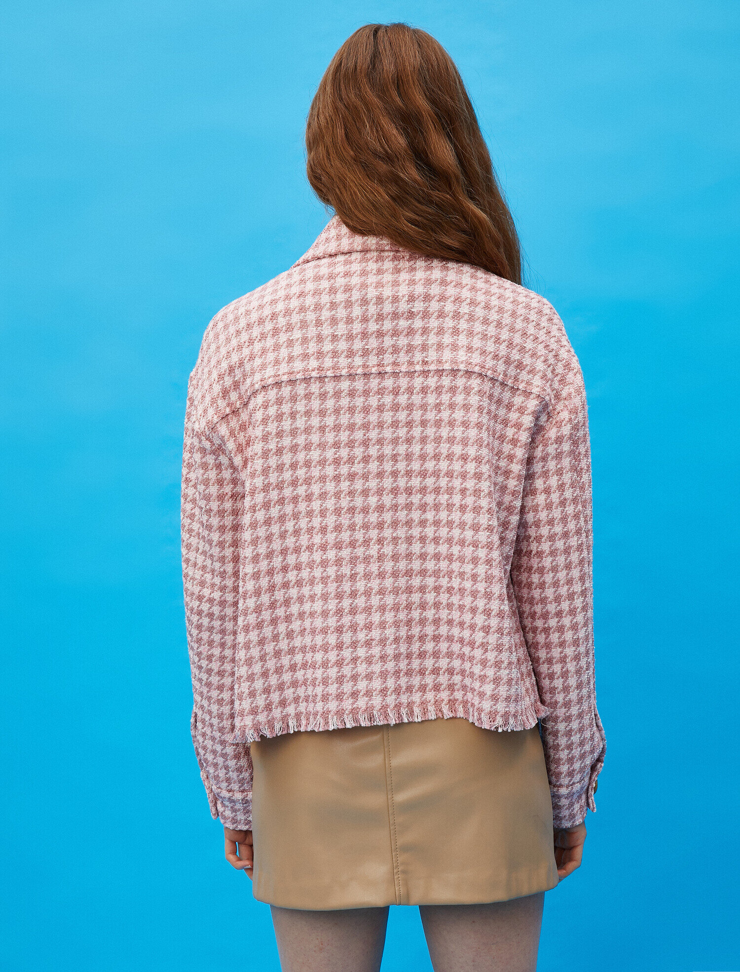 Kazayağı Ceket Düğmeli Cep Detaylı