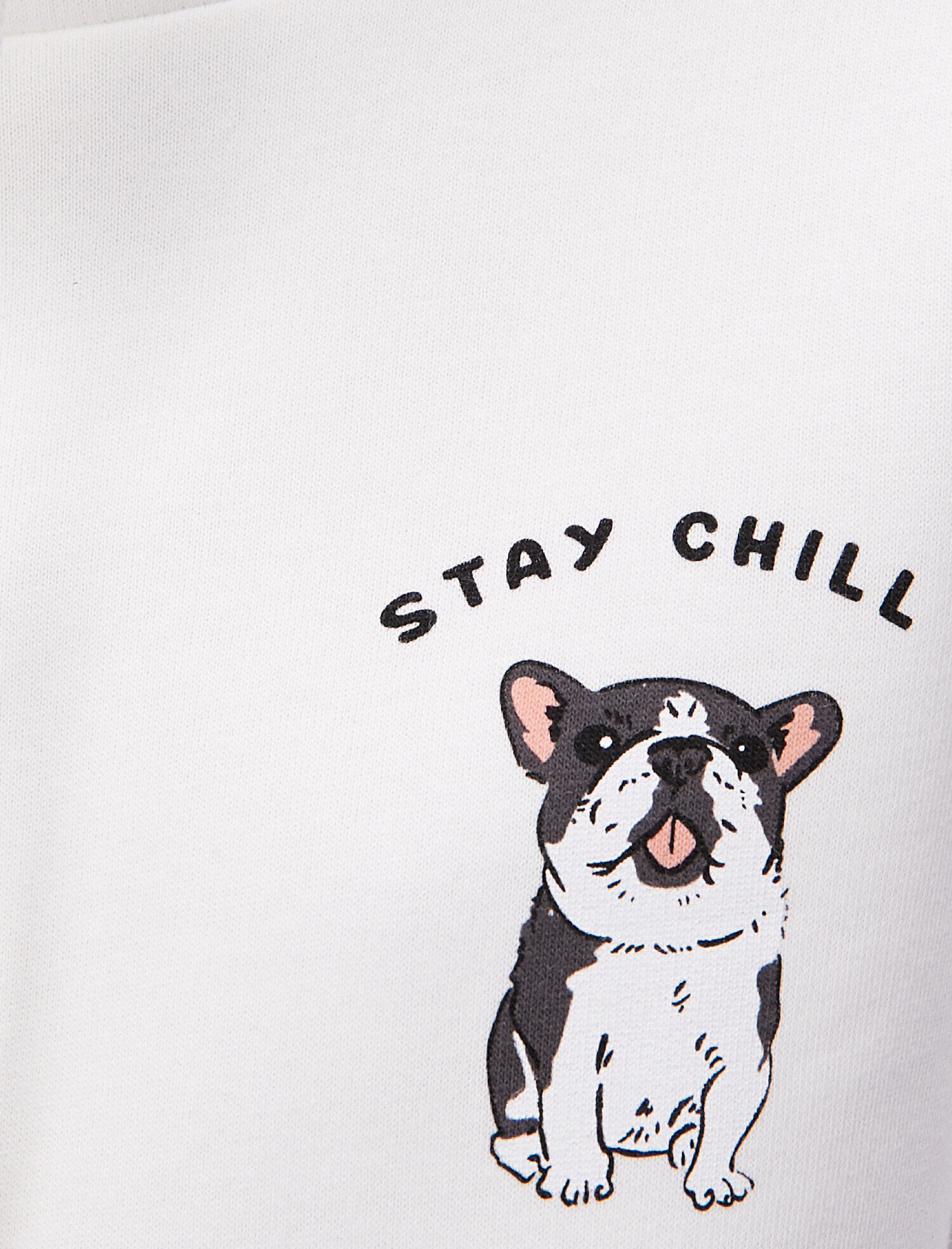   Pamuklu Baskılı Sweatshirt