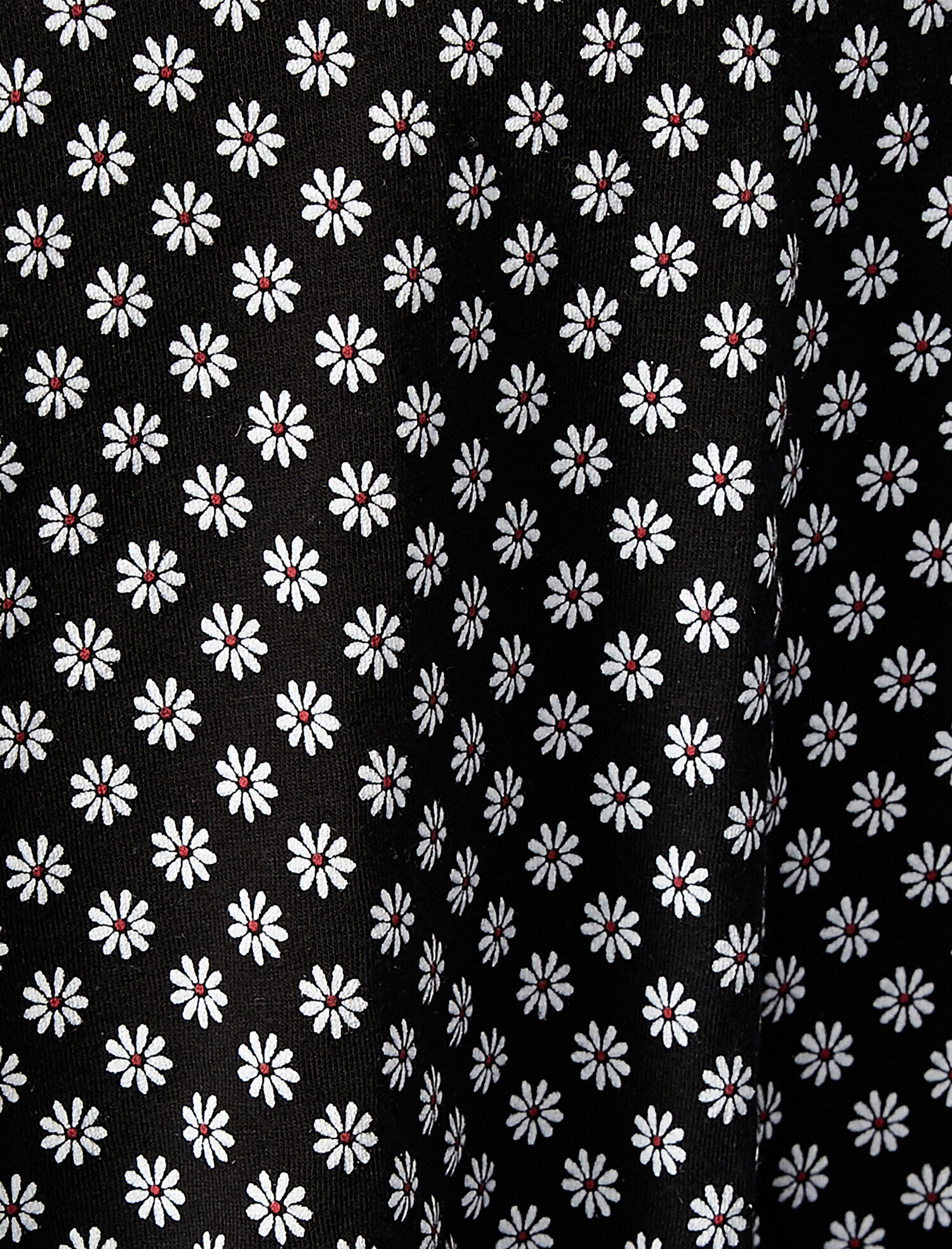   Çiçekli Etek Mini Pamuklu