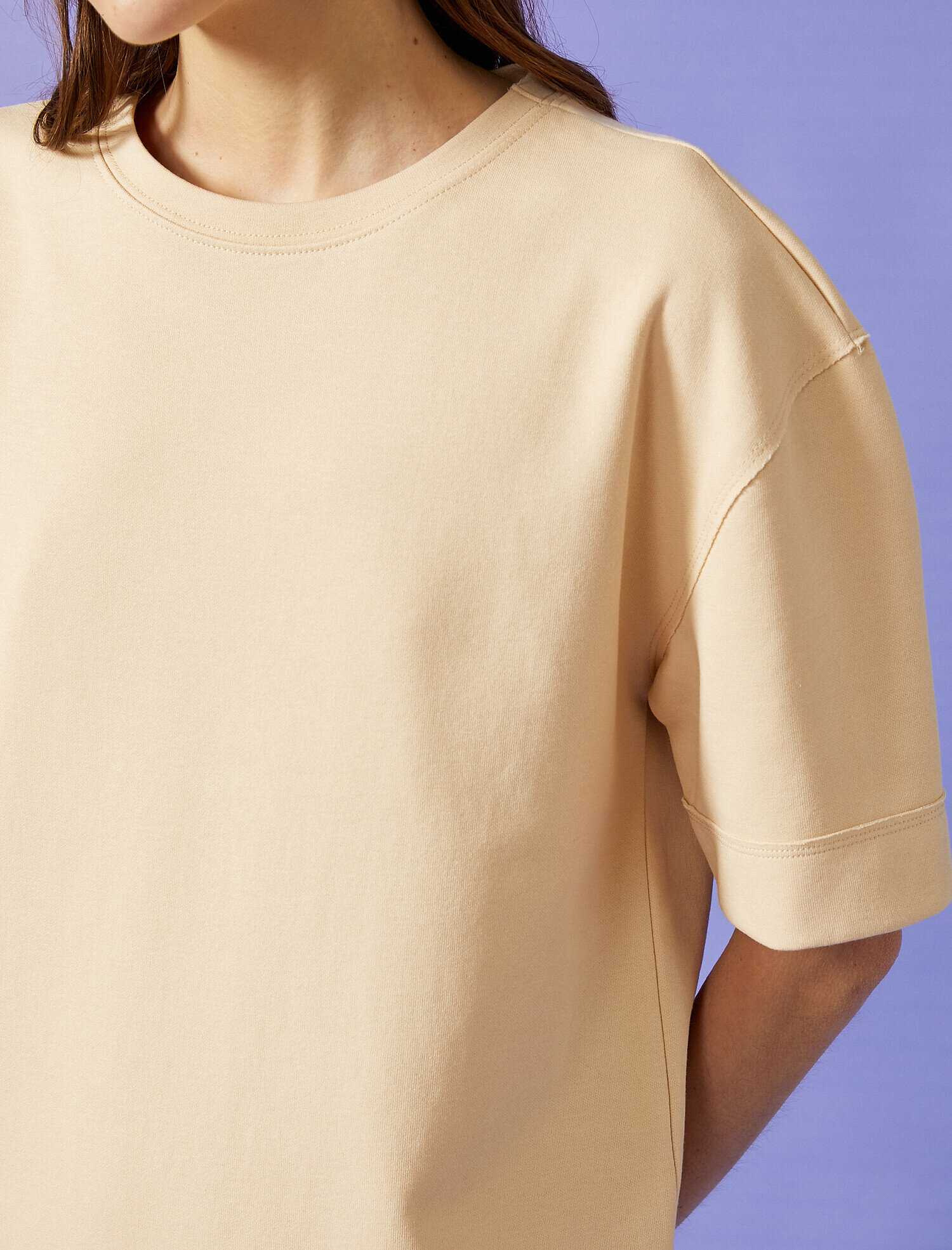   Kısa Kollu Uzun Tişört Elbise