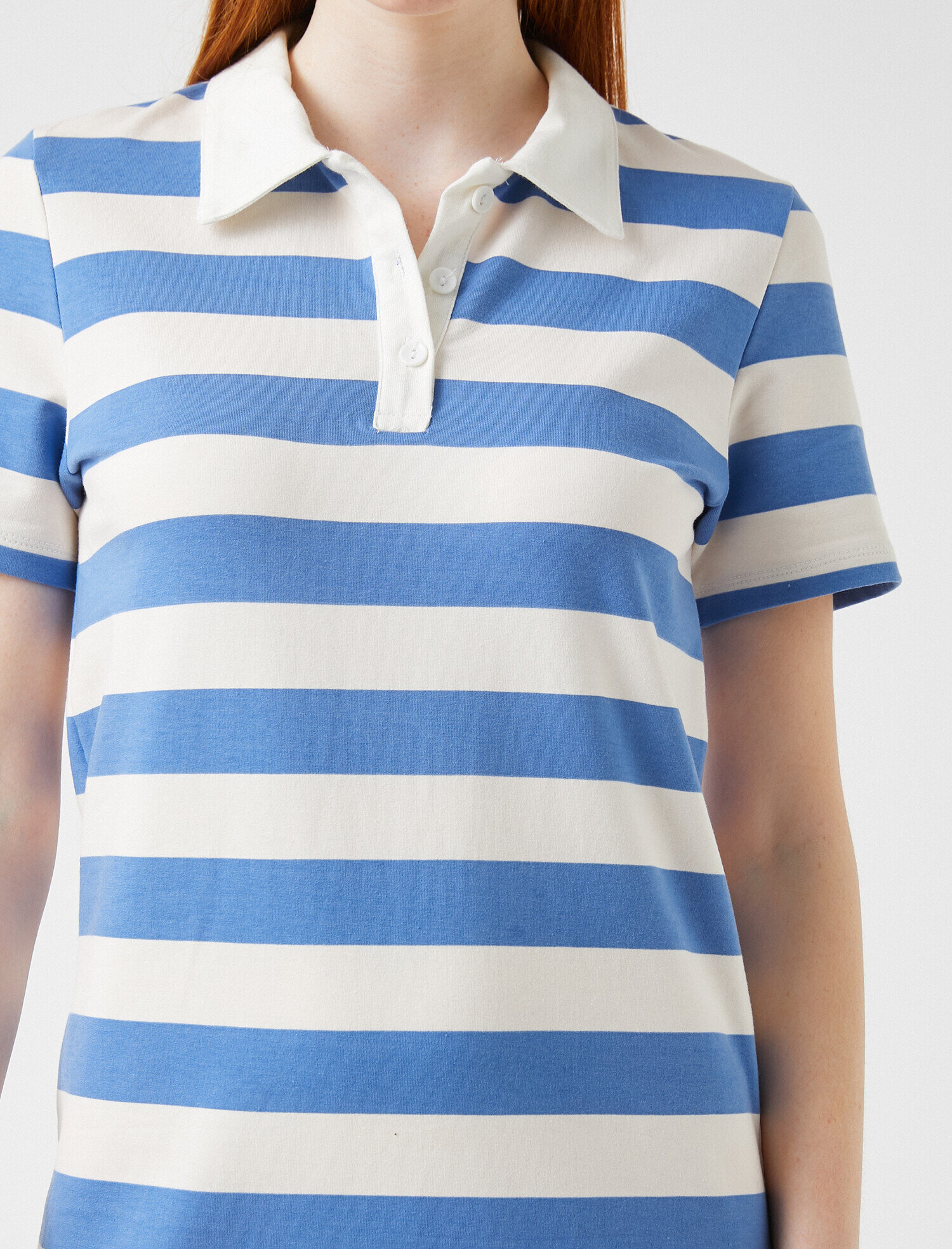   Çizgili Elbise Pamuklu