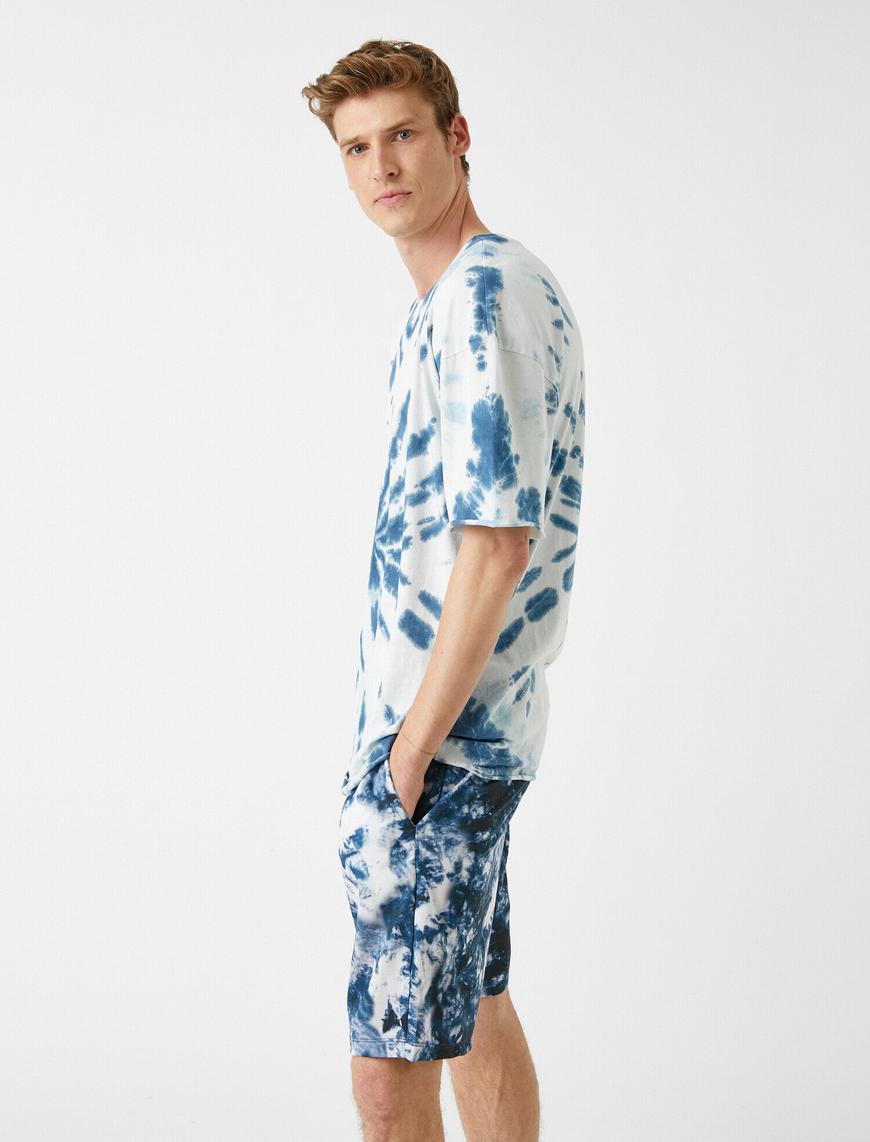   Batik Tişört Pamuklu Oversize