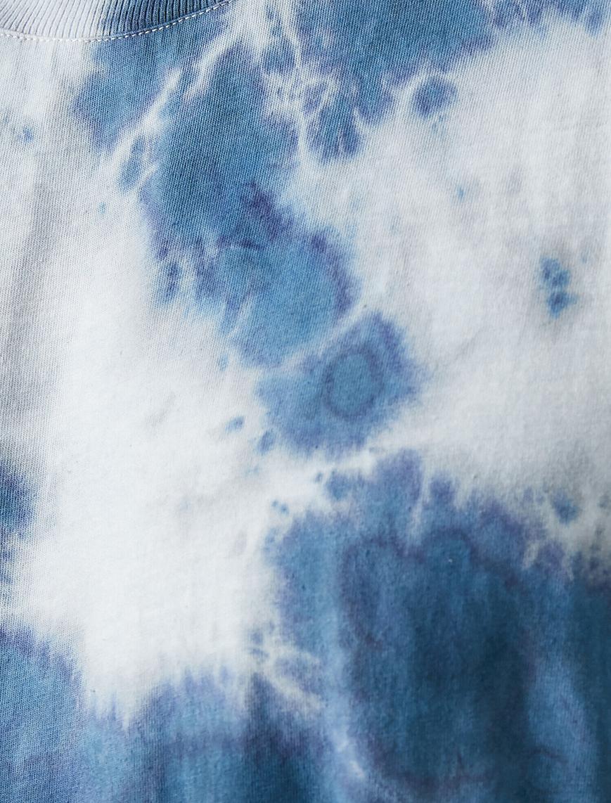   Batik Desenli Tişört Pamuklu