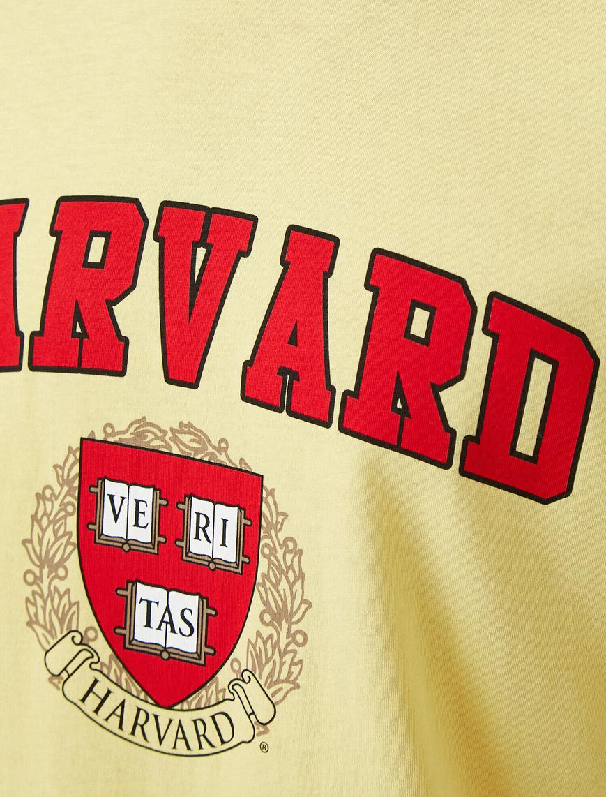   Harvard Tişört Lisanslı Pamuklu