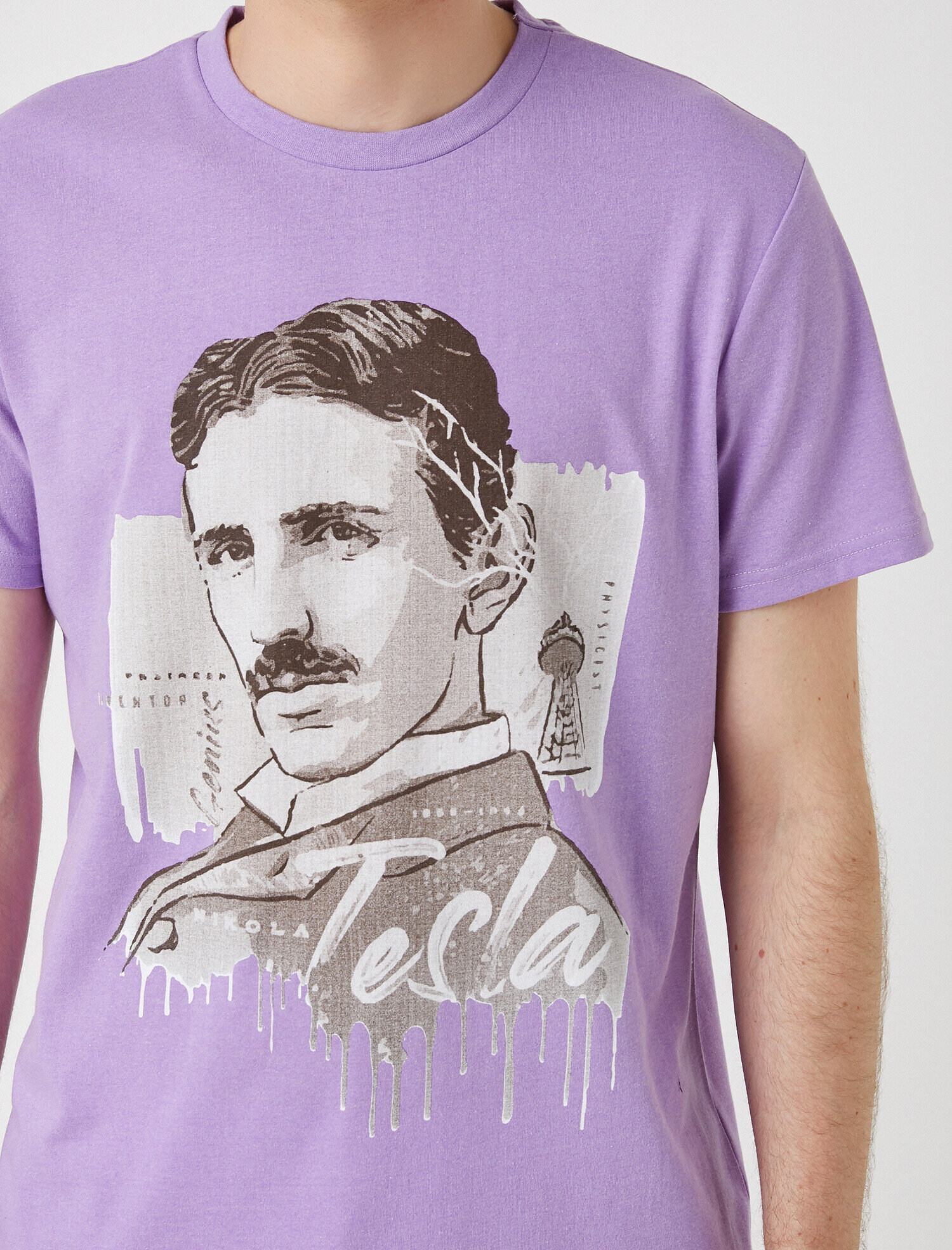   Baskılı Tişört Tesla