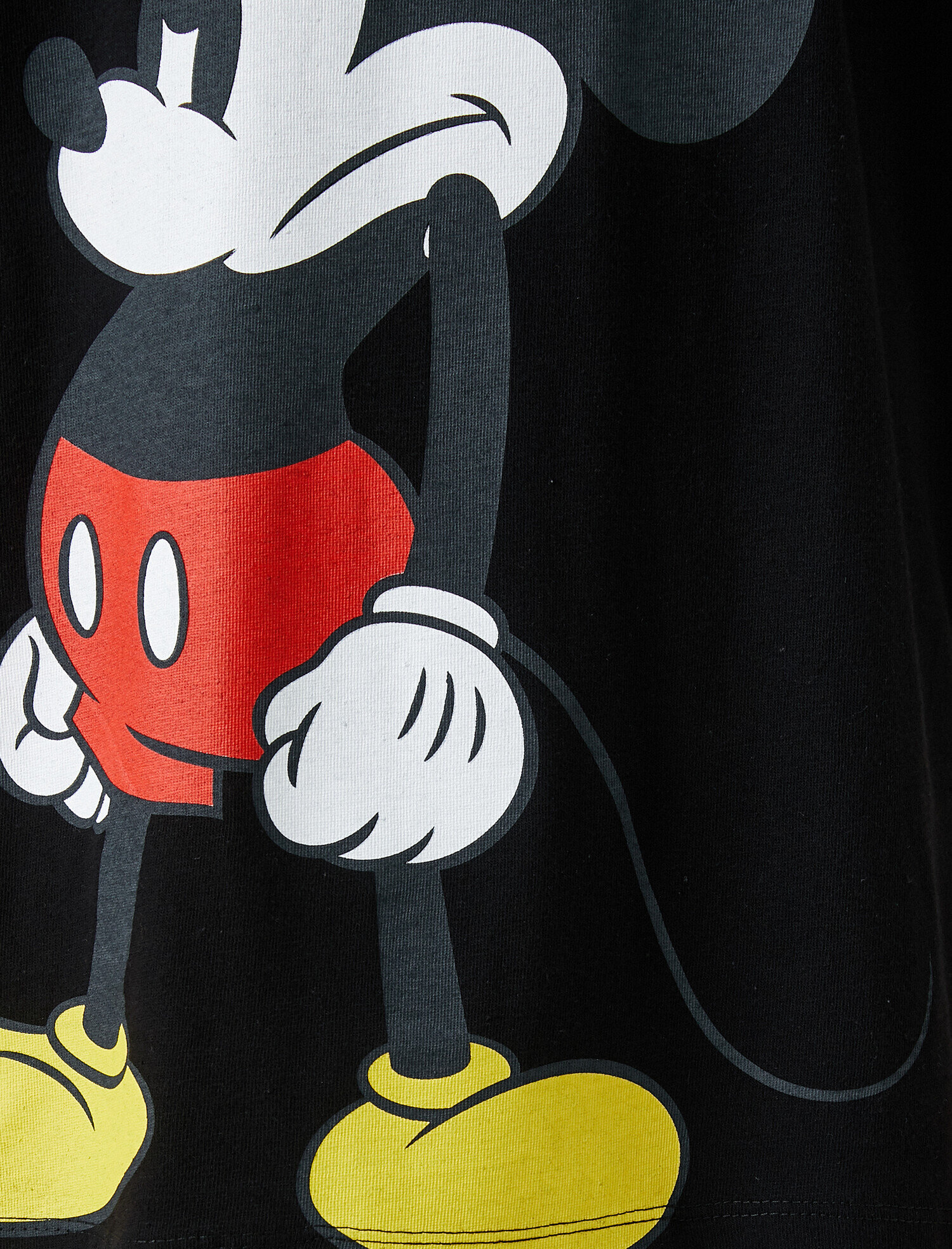   Oversize Mickey Mouse Tişört Lisanslı Pamuklu