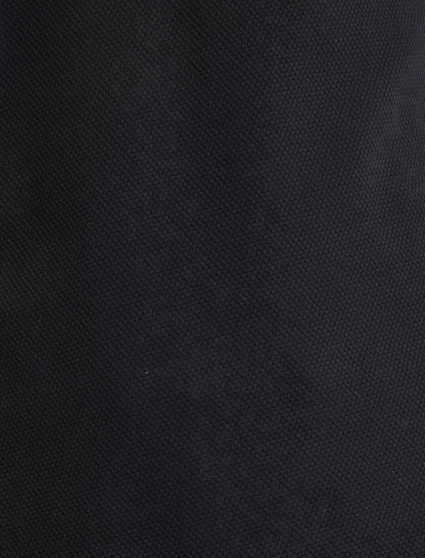  Polo Yaka Tişört Basic Pamuklu Kısa Kollu