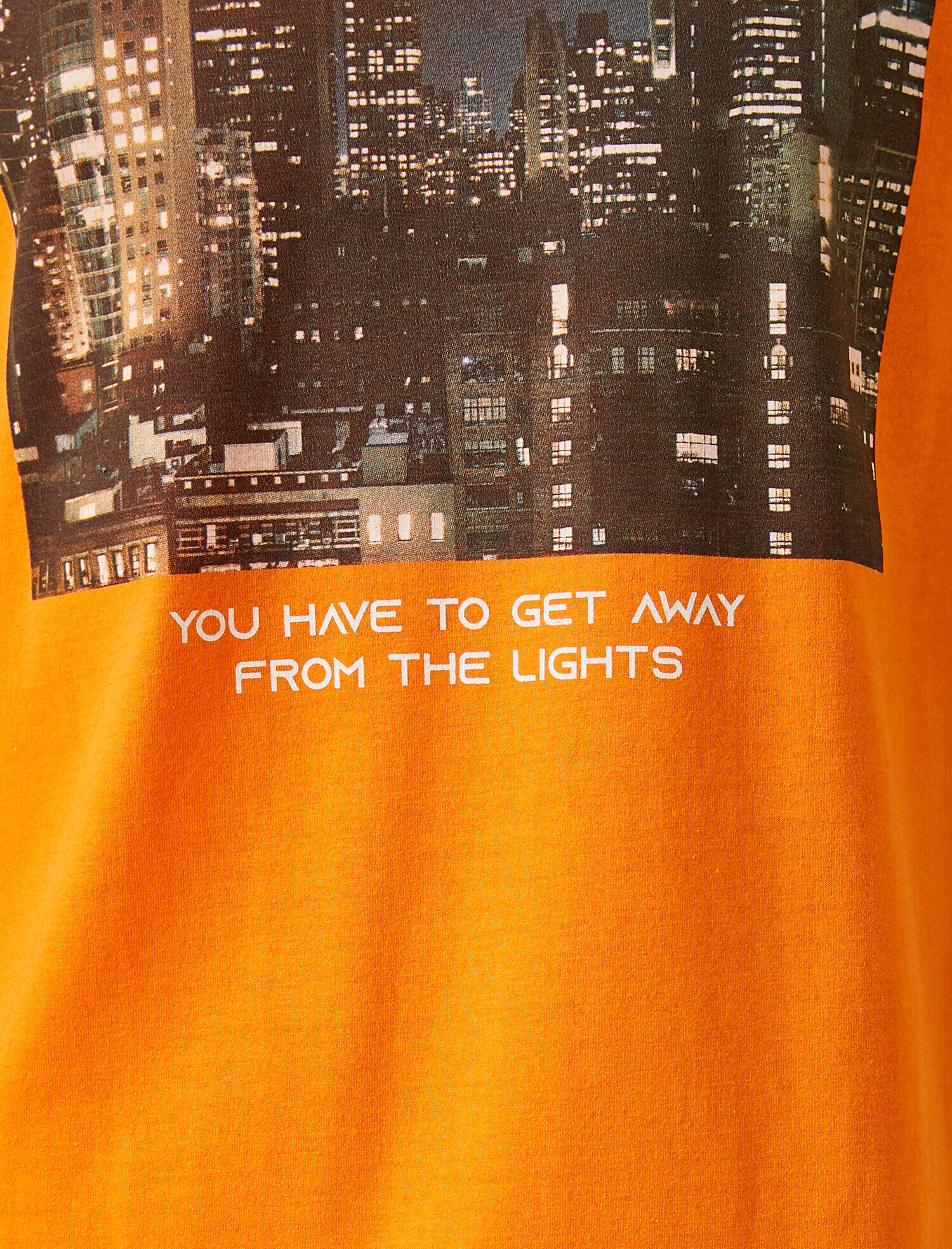   Baskılı Tişört Bisiklet Yaka