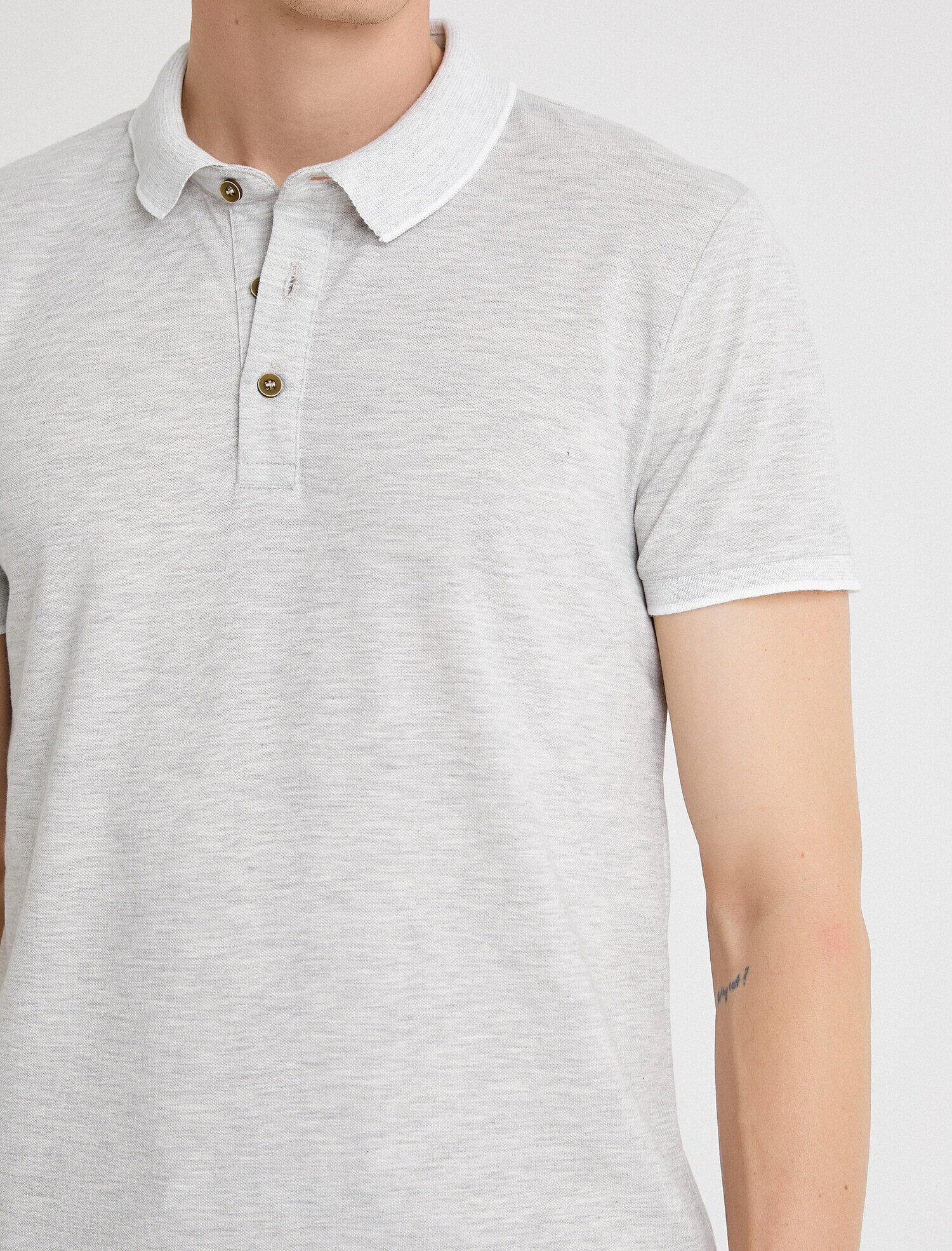   Polo Yaka Tişört Kısa Kollu Pamuklu