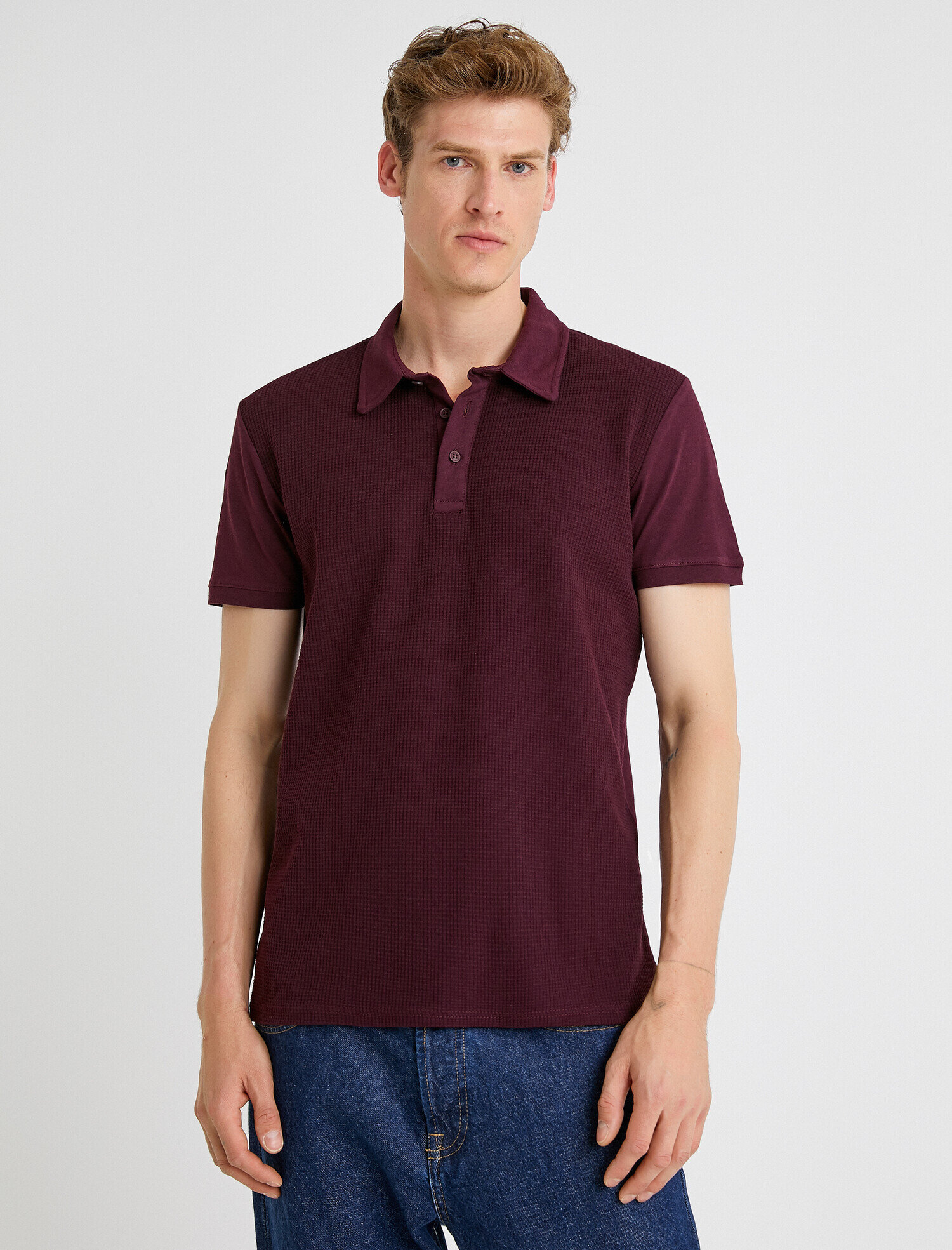   Polo Yaka Tişört Pamuklu