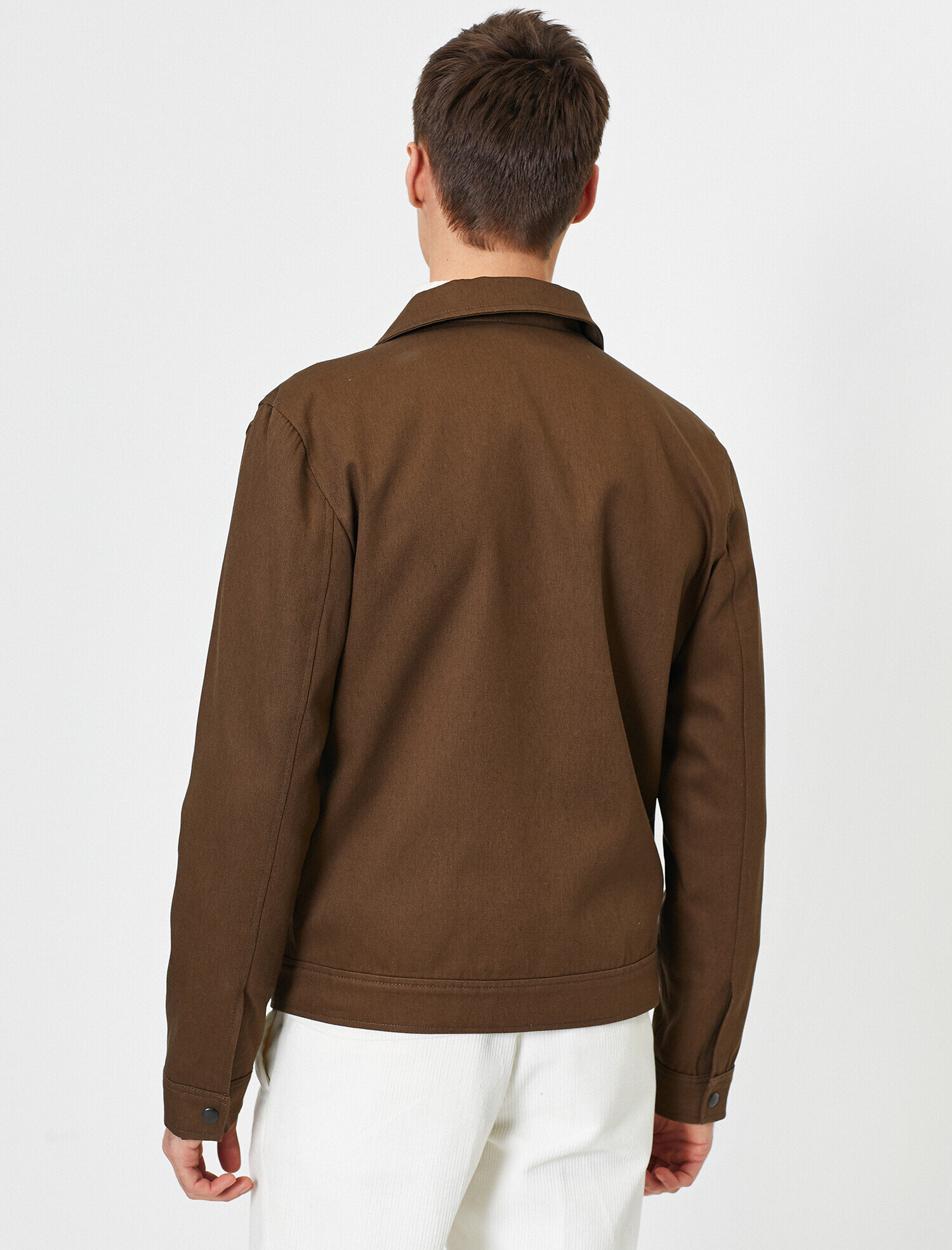   Cep Detaylı Fermuarlı Mont