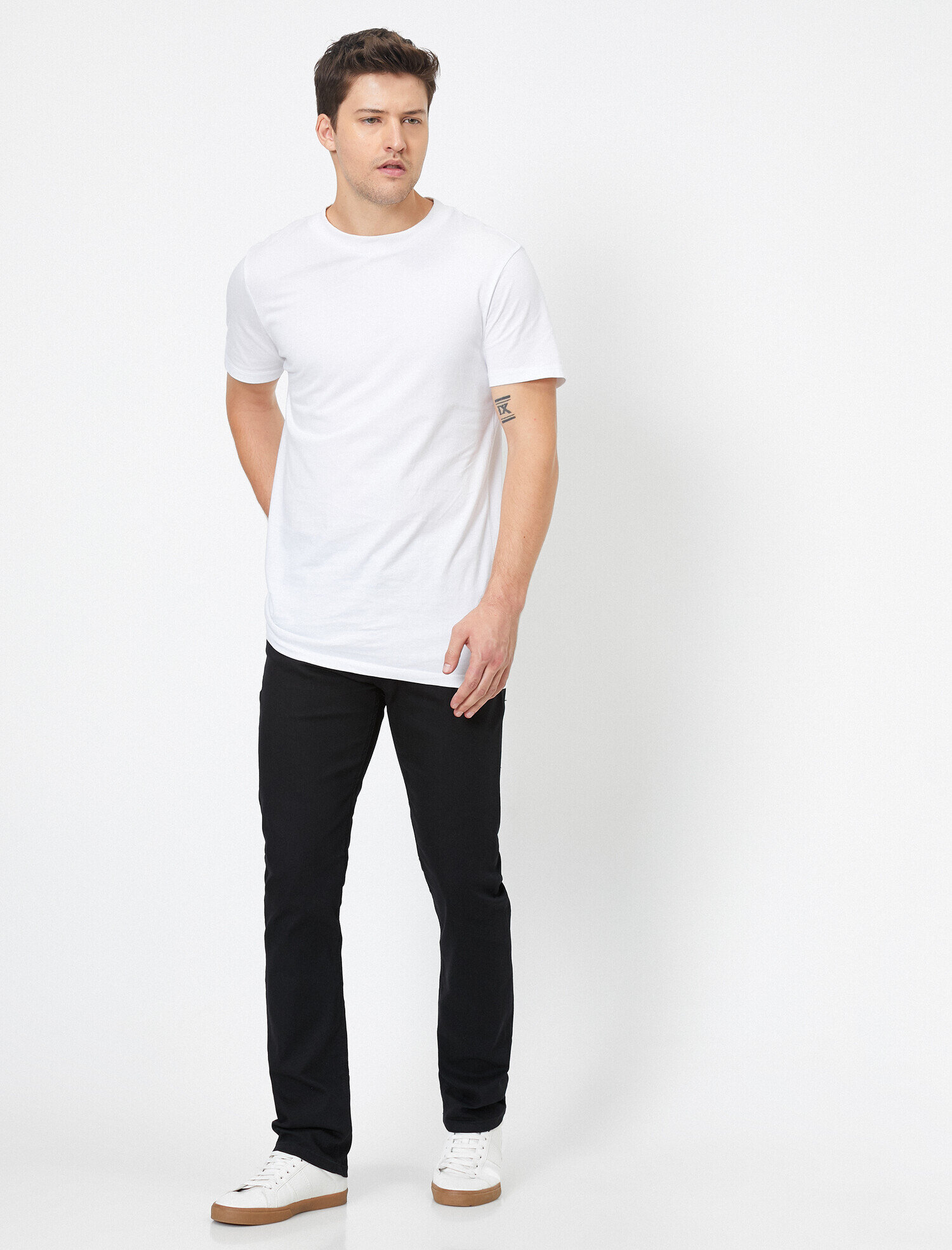   Straight Fit Boru Paça Kot Pantolon - Mark Jean