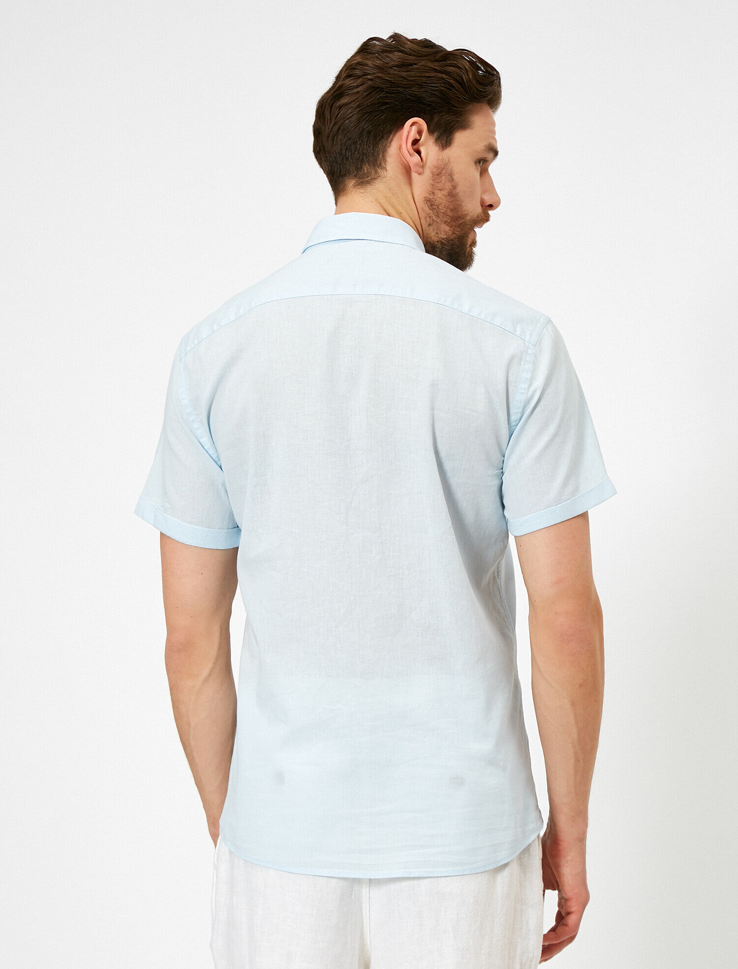   Tek Cepli Slim Fit Kısa Kollu Gömlek