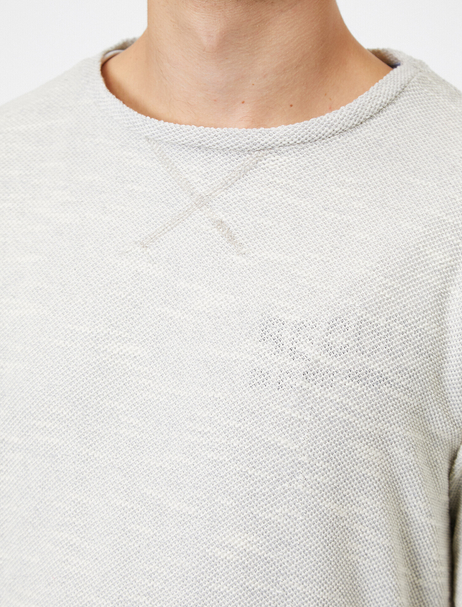 Bisiklet Yaka Mevsimlik Slim Fit Basic Kazak