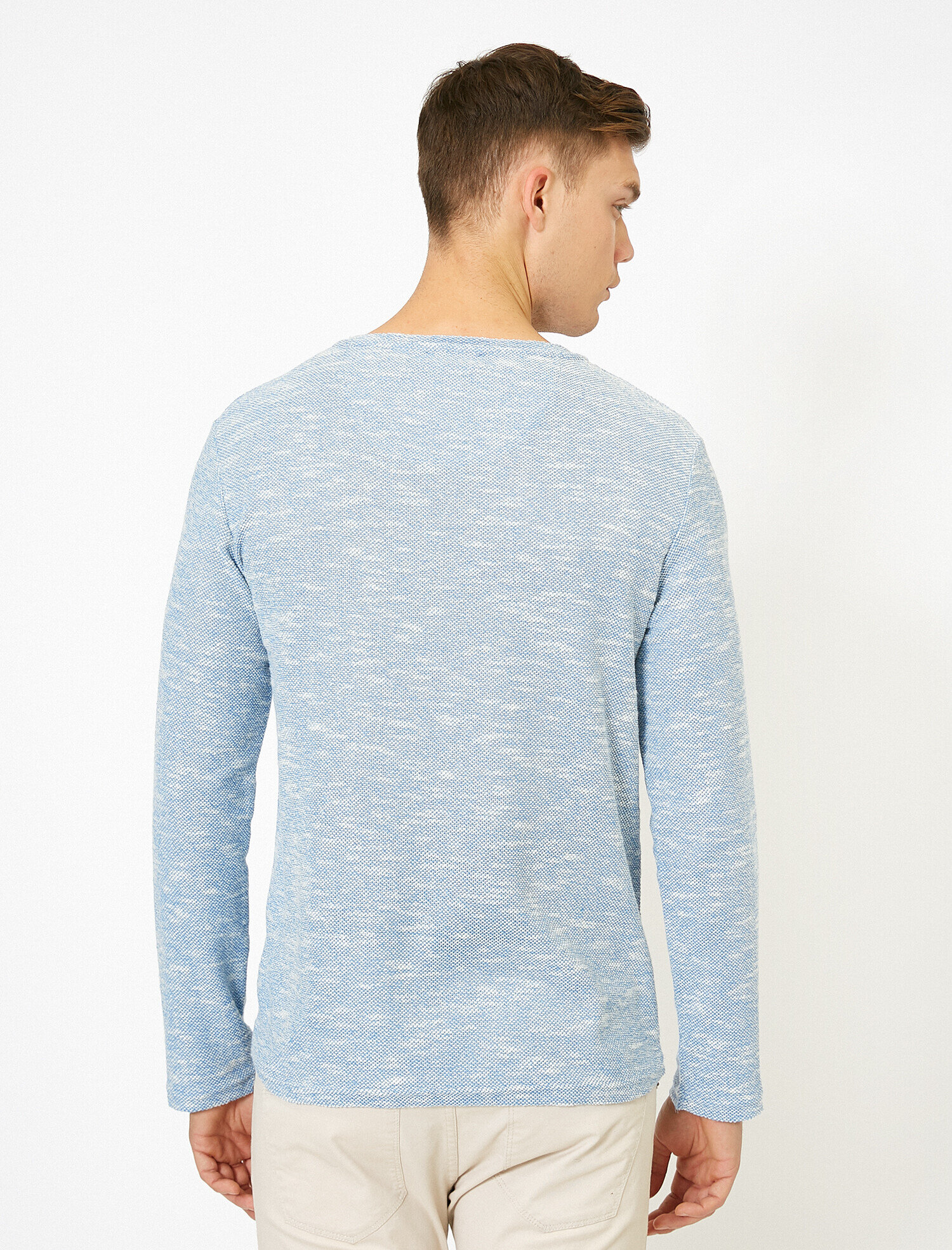   Bisiklet Yaka Mevsimlik Slim Fit Basic Kazak