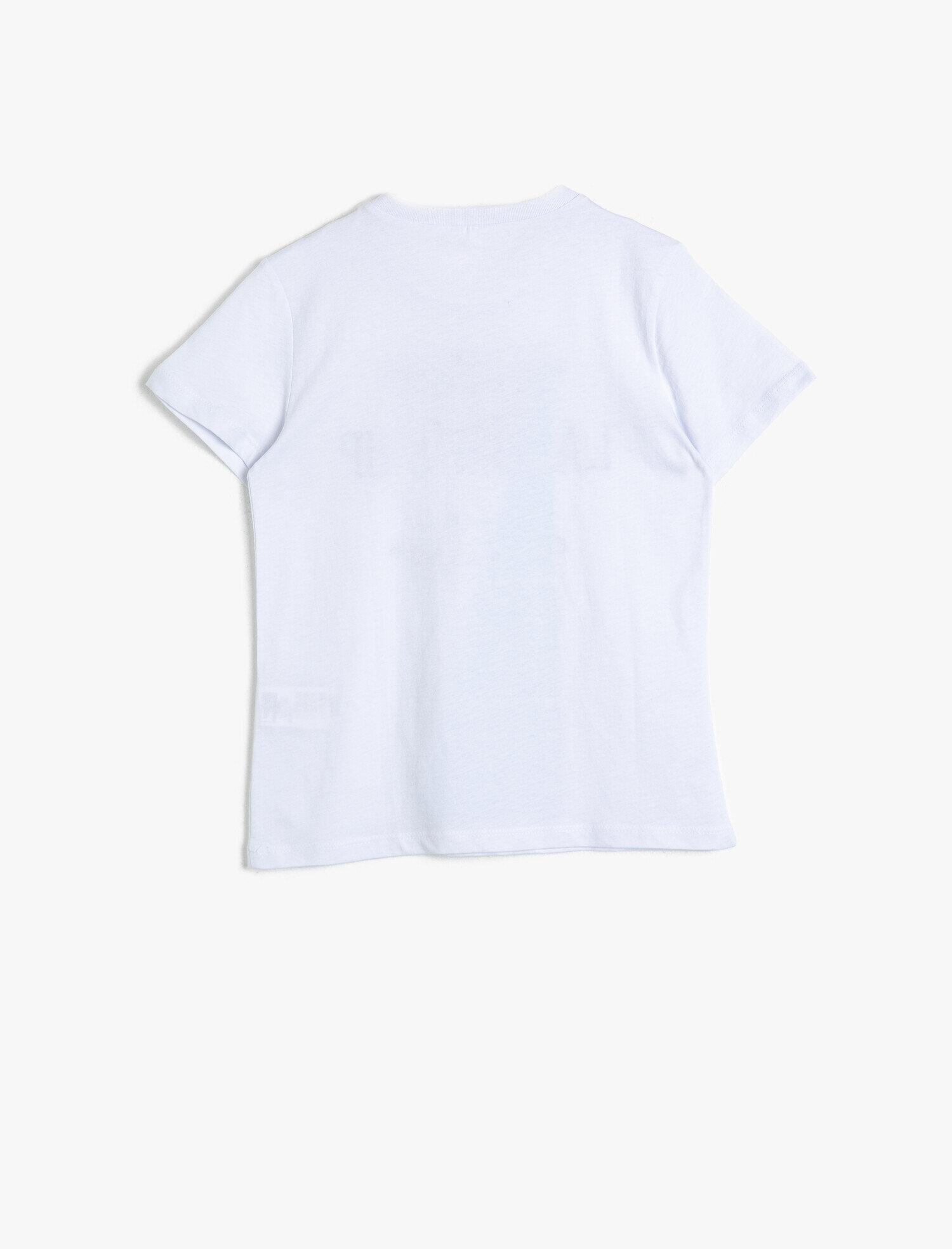  Erkek Çocuk Baskılı Pamuklu Kısa Kollu Bisiklet Yaka Tişört