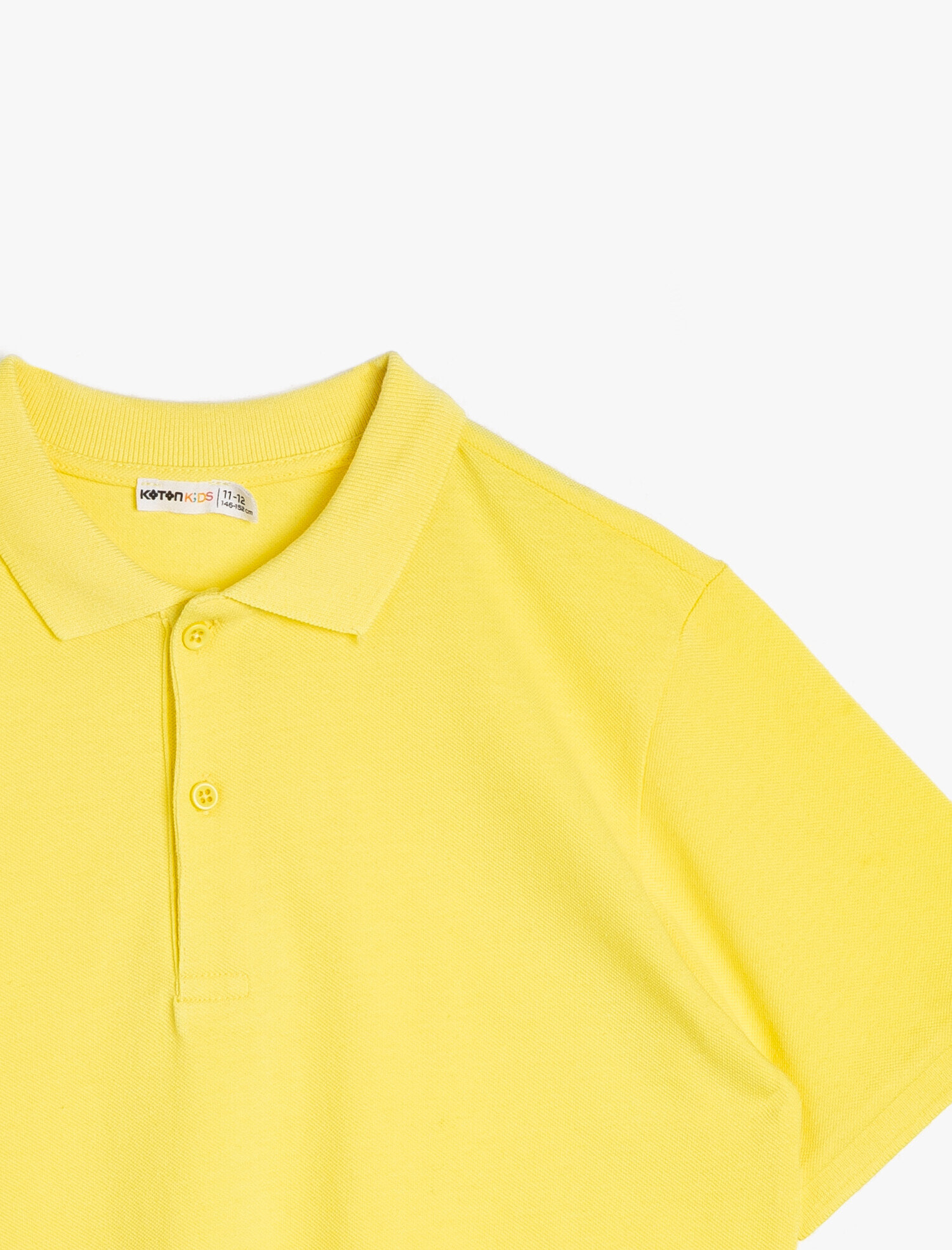 Erkek Çocuk Basic Kol Ucu Triko Detaylı Polo Pike Tişört