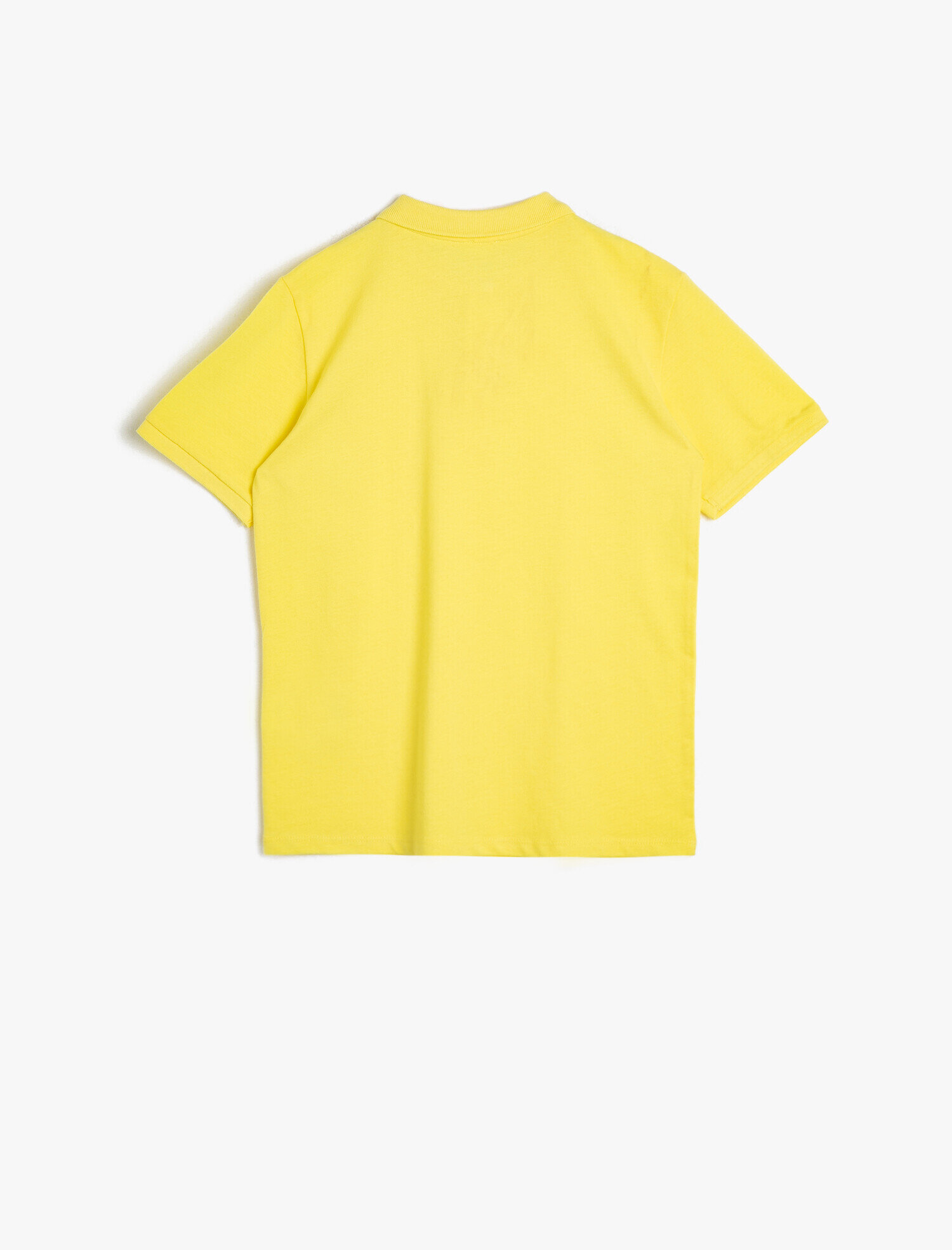 Erkek Çocuk Basic Kol Ucu Triko Detaylı Polo Pike Tişört