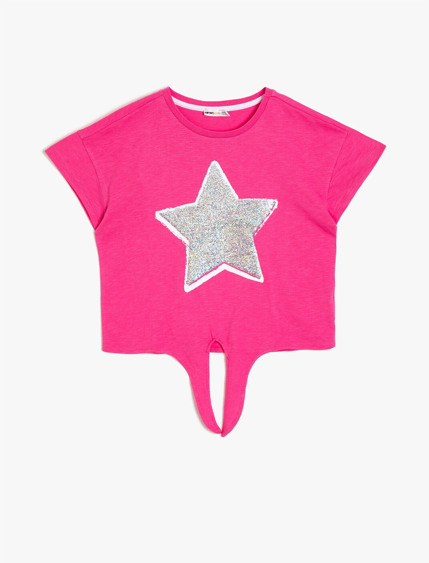  Kız Çocuk Pul Detaylı Tişört