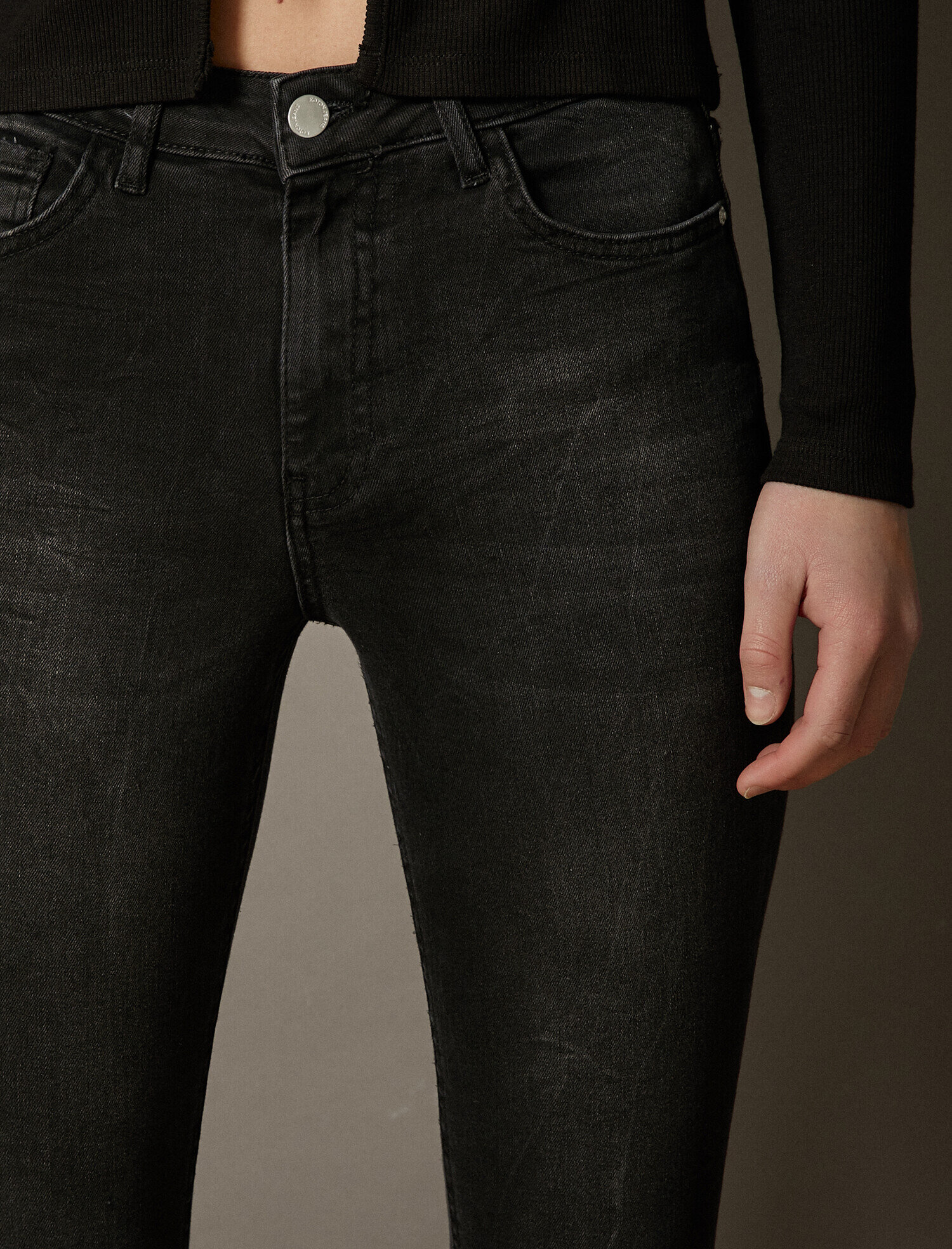   Boyfriend Jean - Rahat Kesim Düz Paça Pantolon