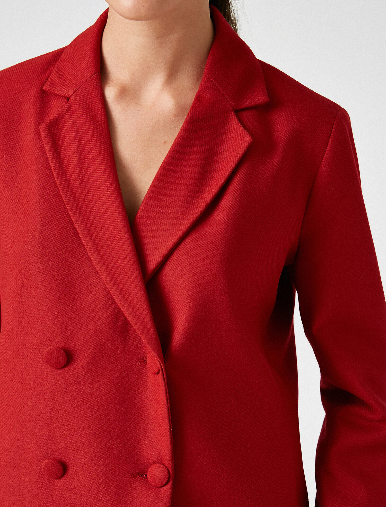   Düğme Detaylı Blazer Ceket