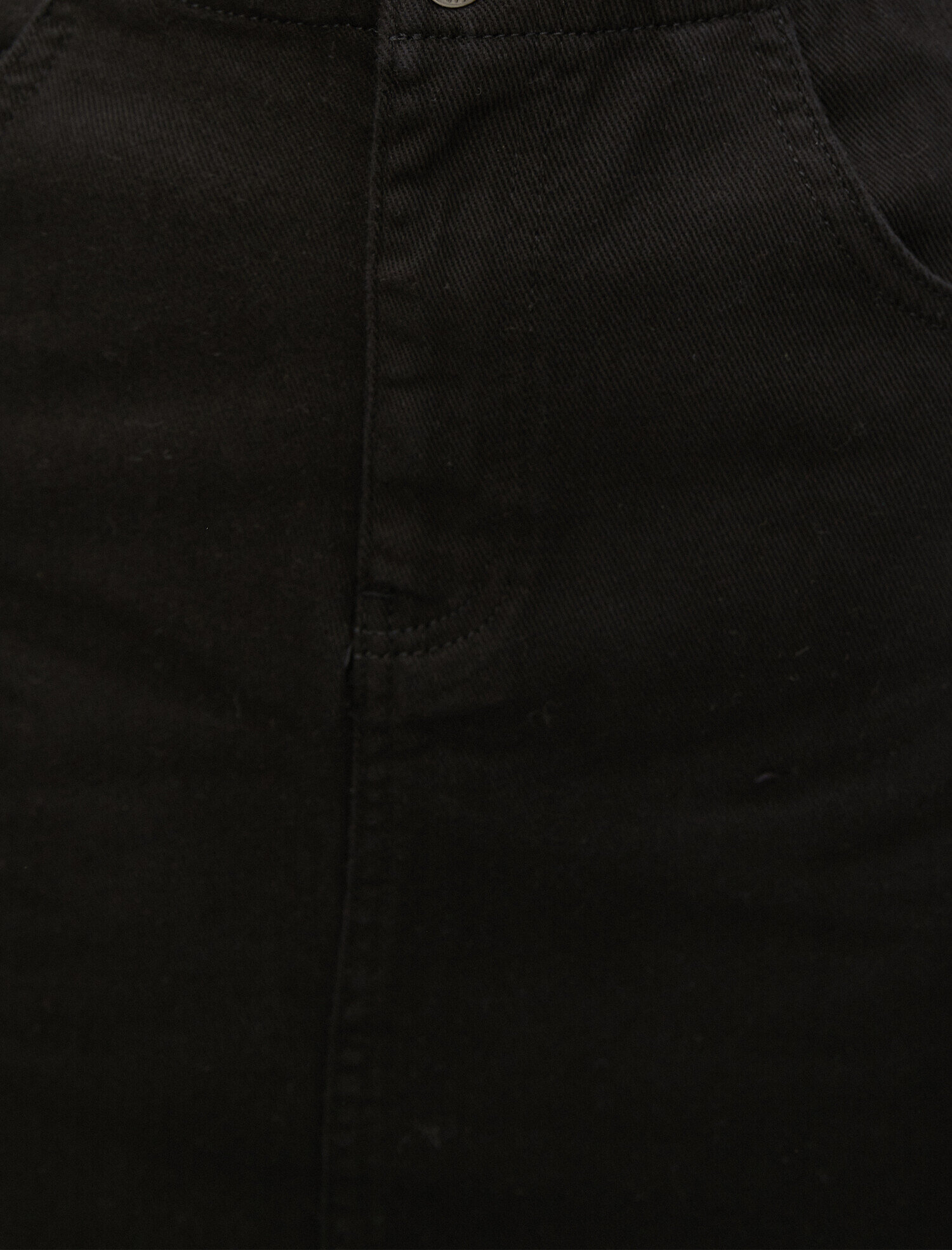   Yüksek Bel Mini Kot Etek