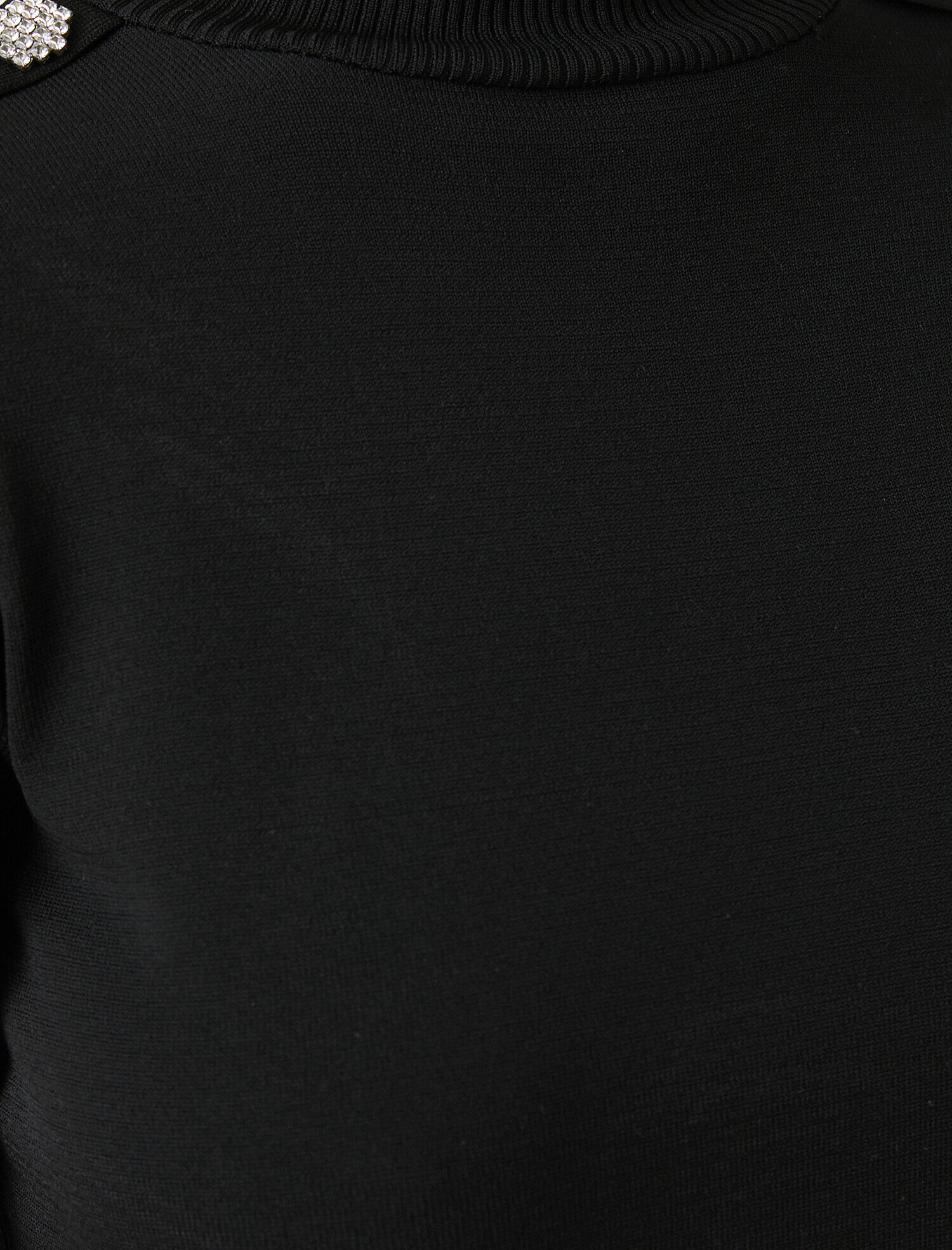   Balıkçı Yaka Düğme Detaylı Triko Kazak