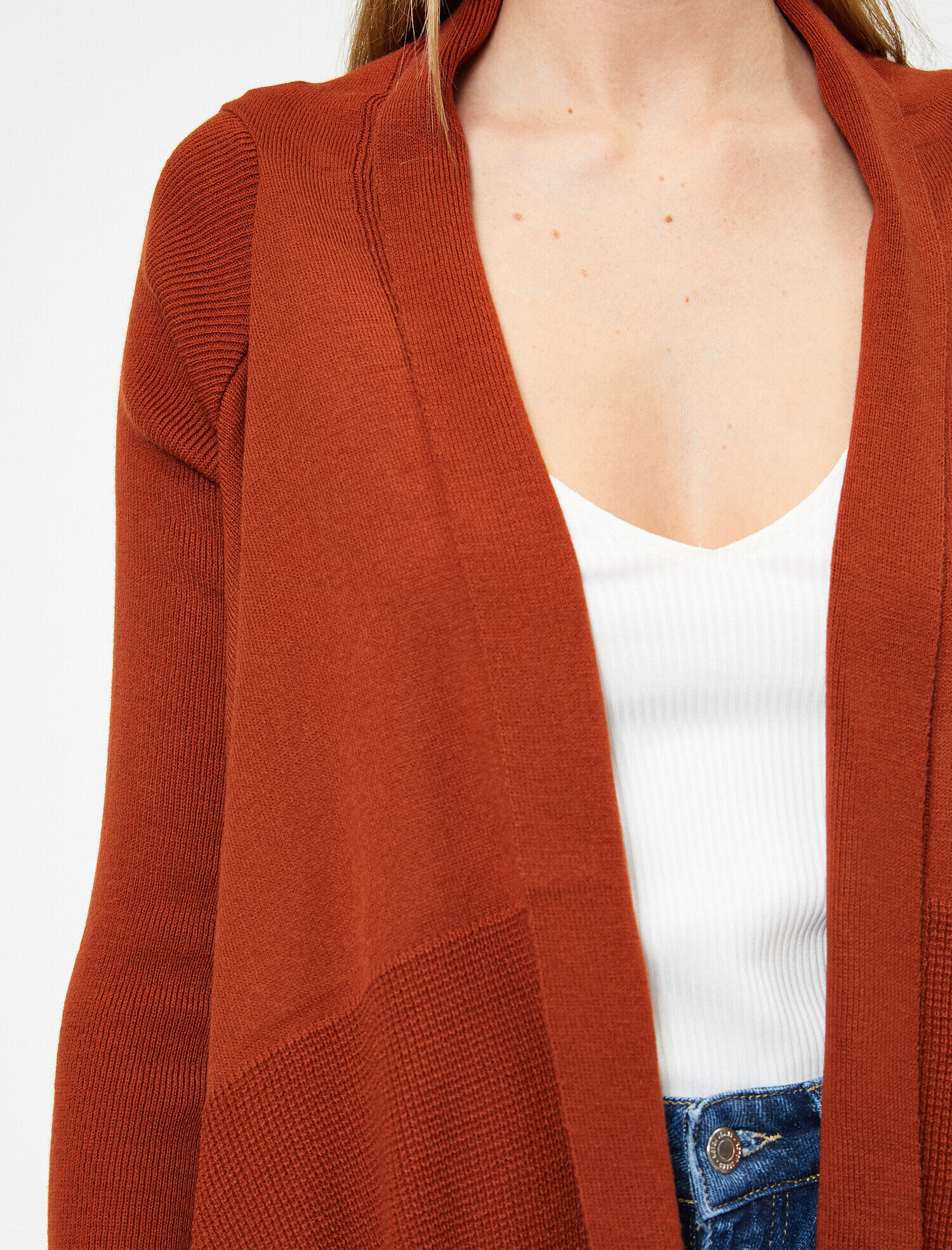 Rahat Kesim Uzun Kollu Triko Hırka