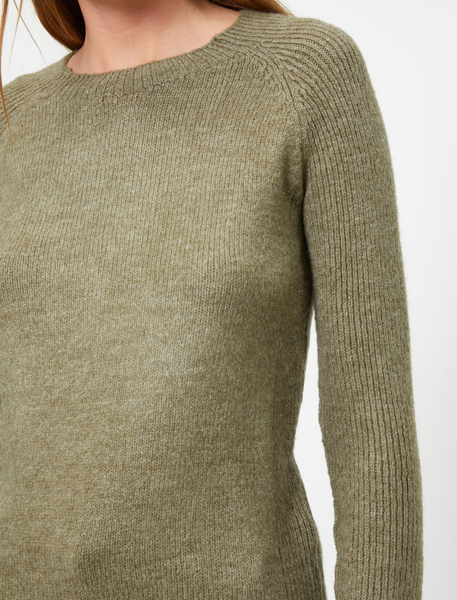 Bisiklet Yaka Basic Triko Kazak