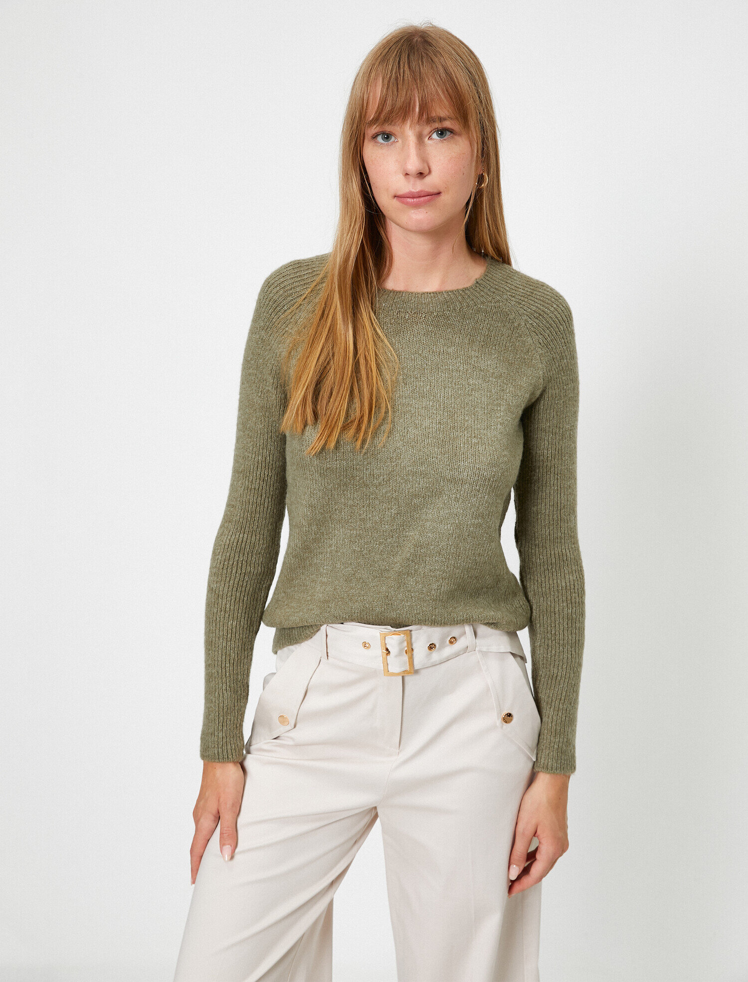 Bisiklet Yaka Basic Triko Kazak