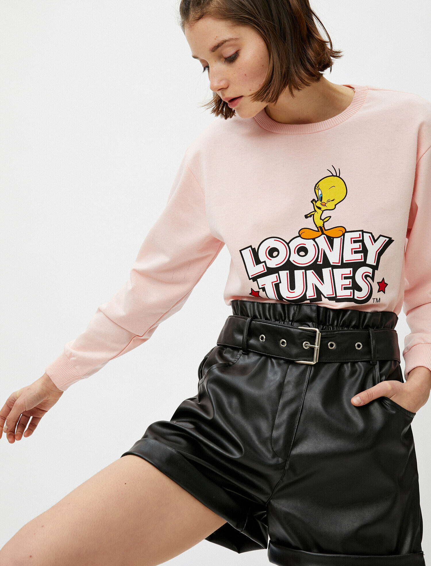   Warner Bros Lisanslı Baskılı Sweatshirt